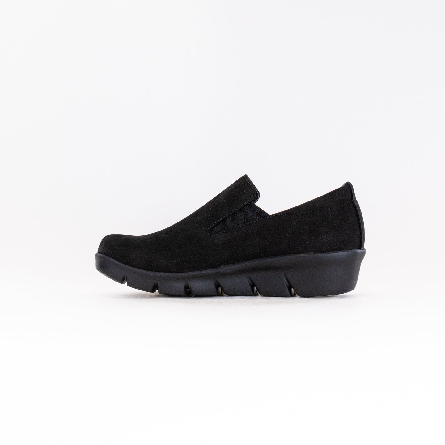Wolky Women's Mesita - Black Vintage Nubuck Shoes
