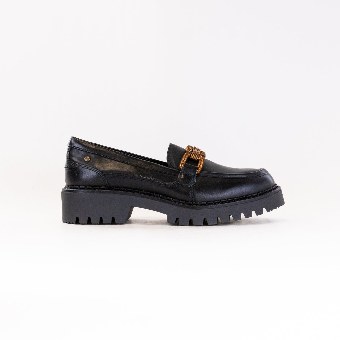 Stylish Women's Pikolino Aviles Black Leather Loafers
