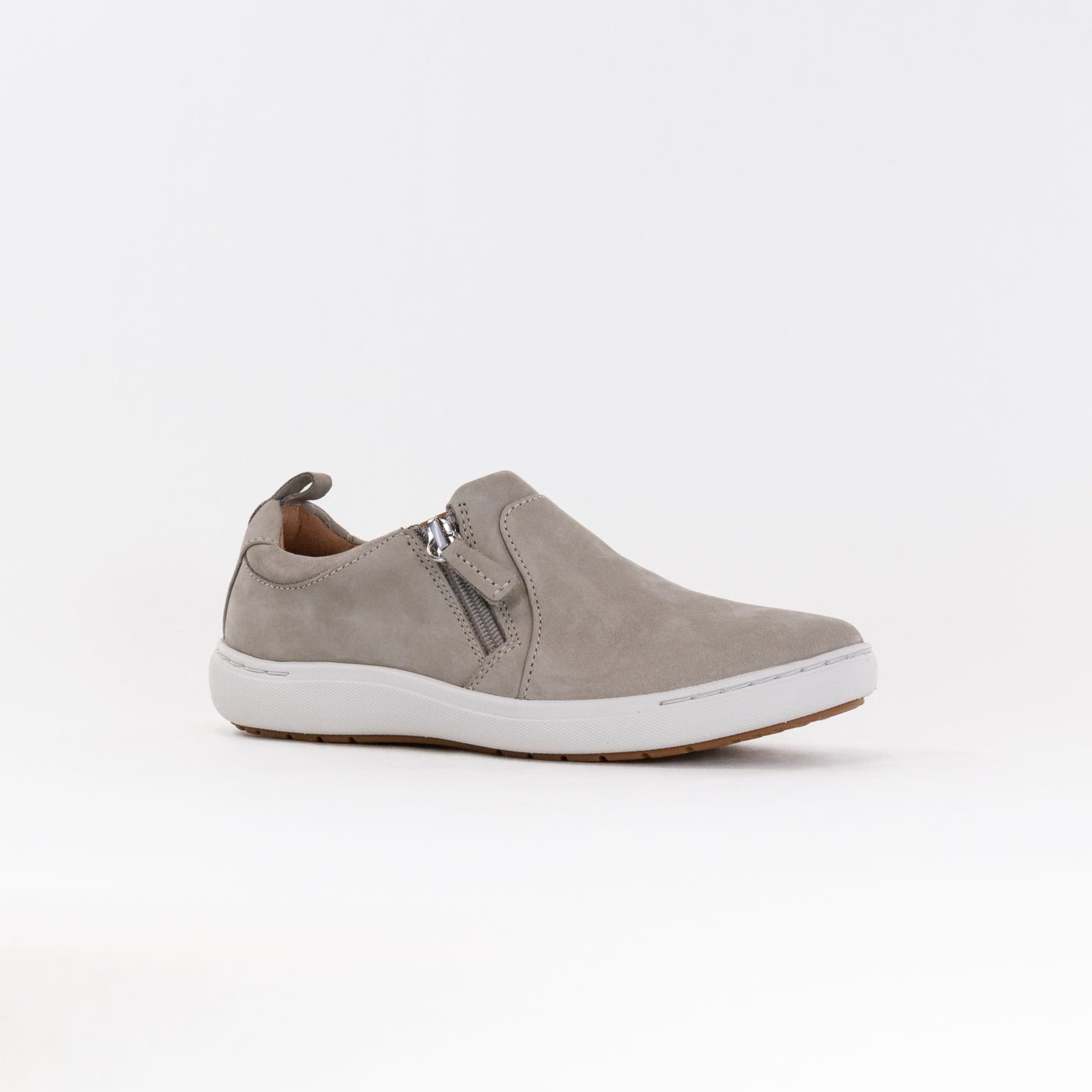 Clarks Women's Casual Stone Nubuck Nalle Lilac Shoes