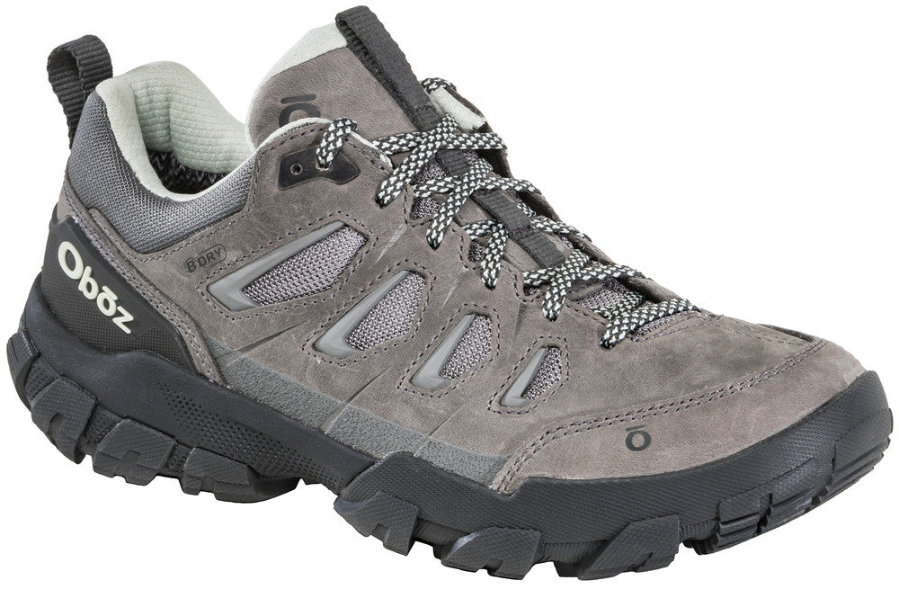 Women's Oboz Sawtooth X Low Waterproof Hiking Shoes in Hazy Gray