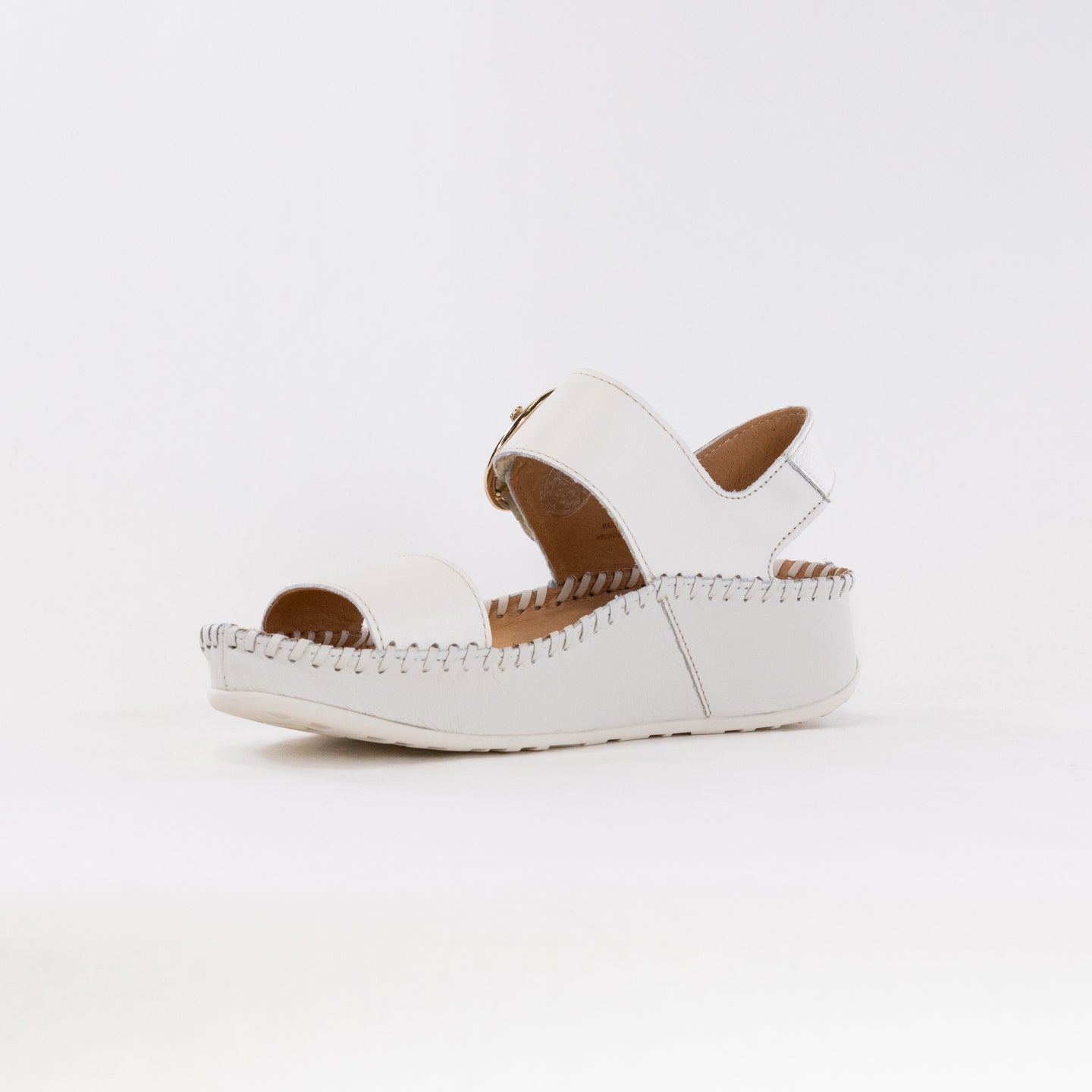 Pikolinos Women's Marina W1C-0709C1 Nata Calfskin Leather Sandals