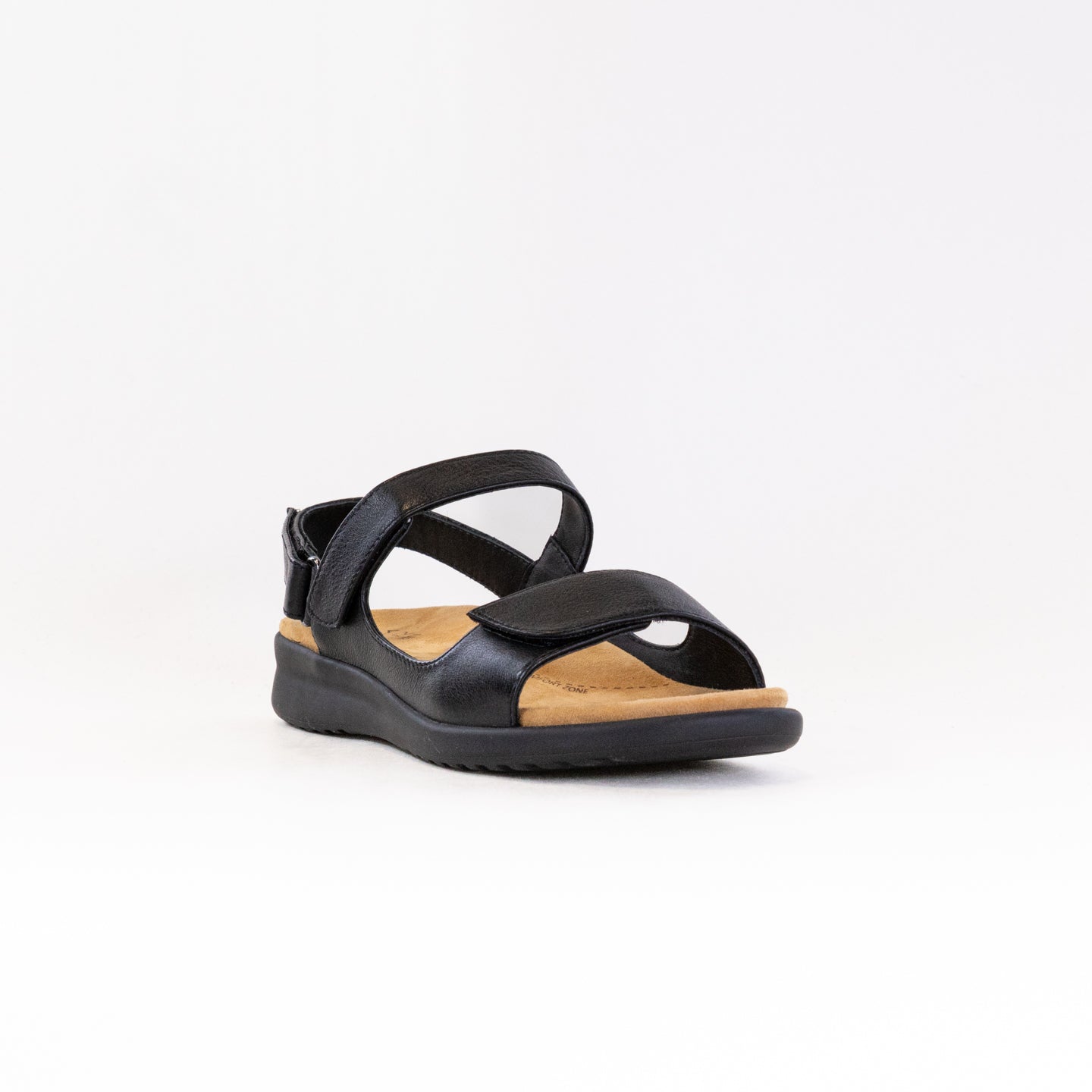 Ziera Women's Benji Sandals - Stylish Black with Black Sole