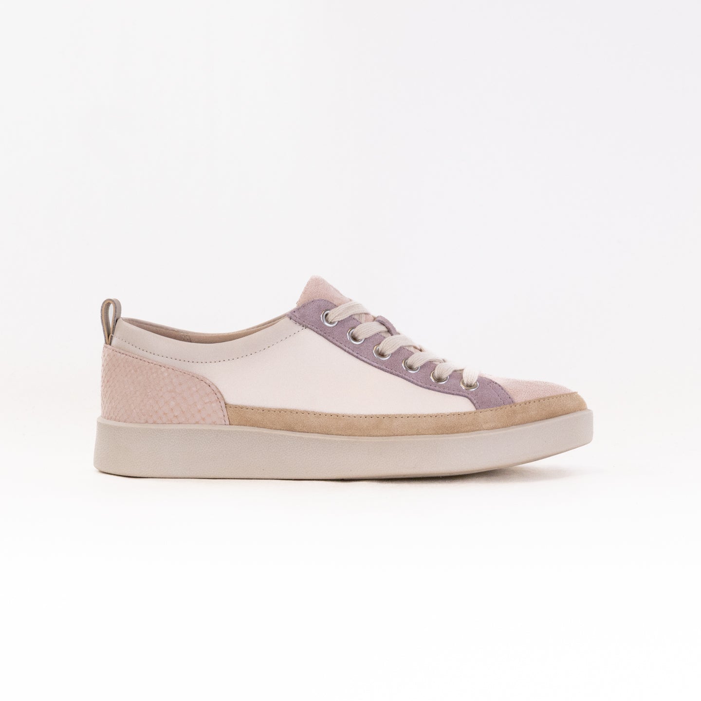 Vionic Women's Winny Casual Lace - Up Shoes in Parchment - Colored Leather