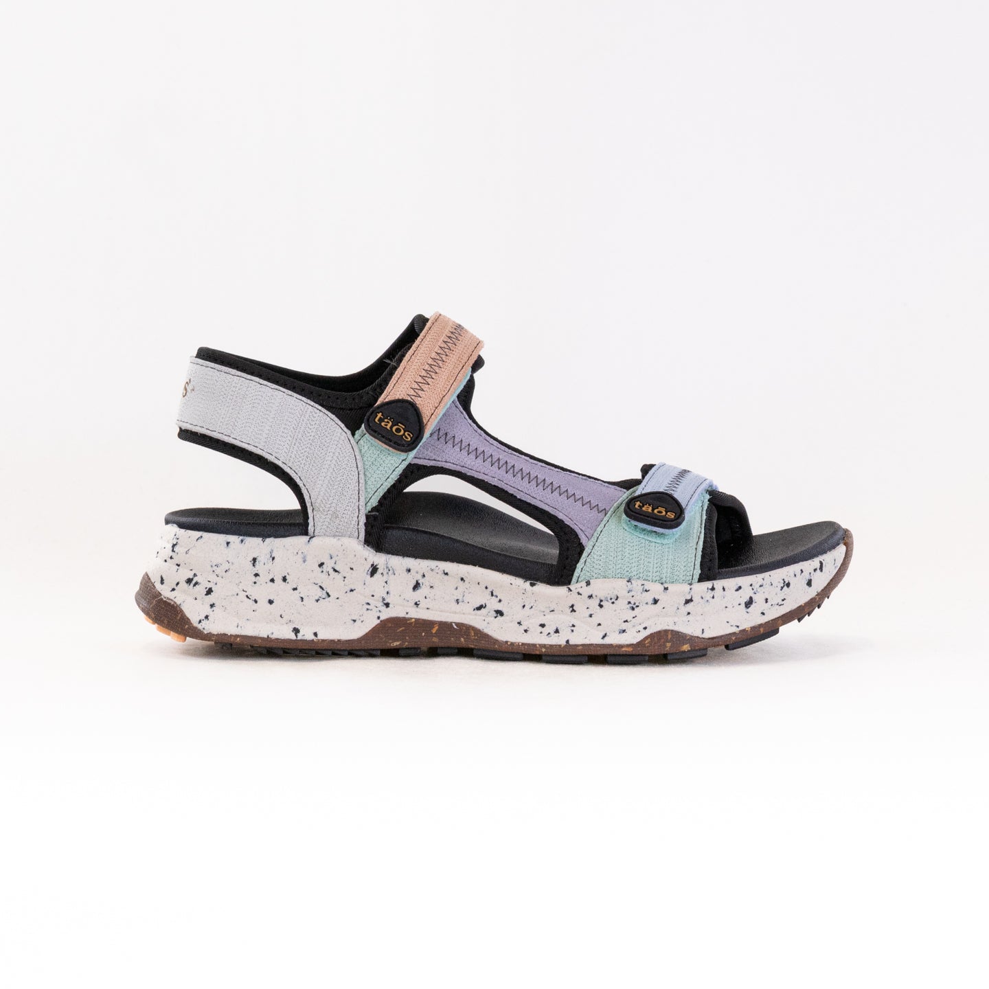 Women's Retro Embossed Multi Taos Super Side Sandals - Ideal for Outdoor Adventures
