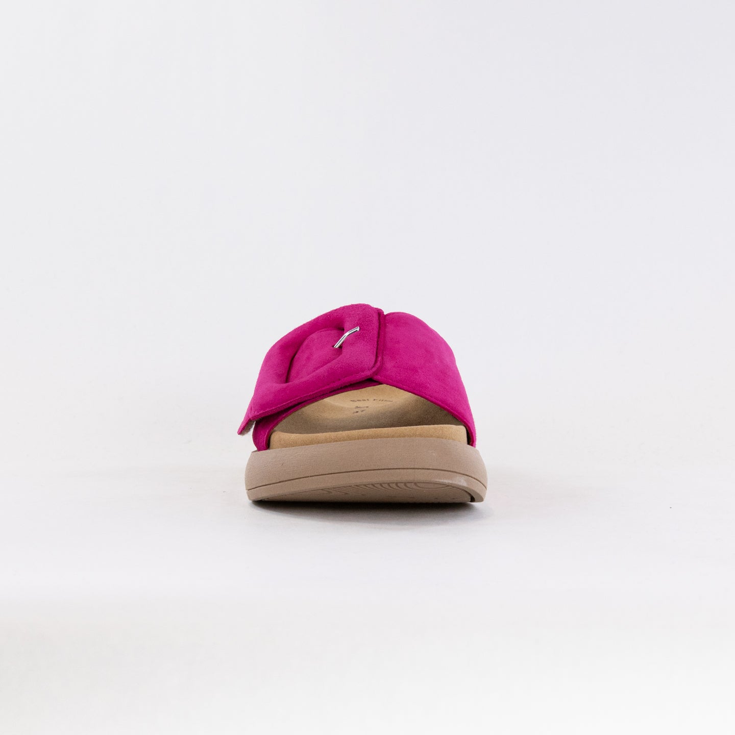 Gabor Women's Pink Wrapped Velcro Buckle Slip-On Sandals for Comfortable Footwear