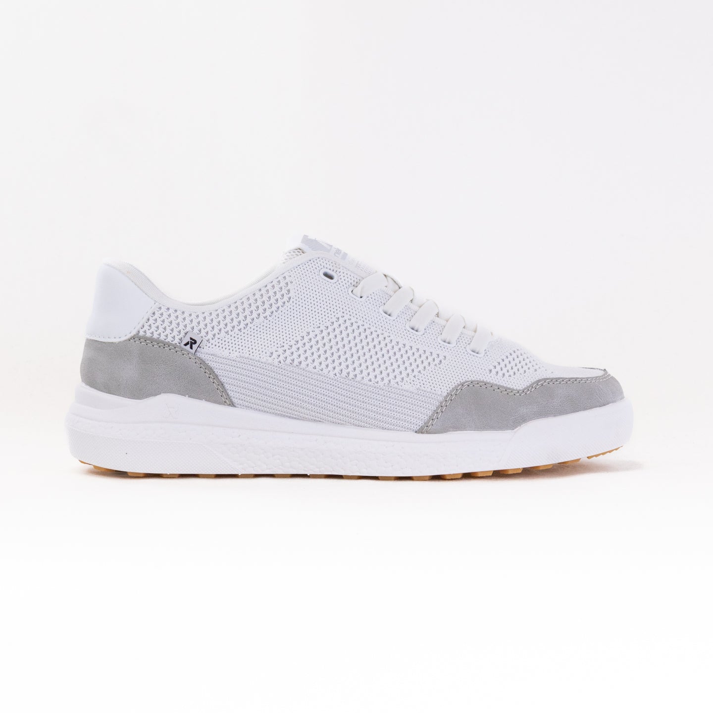 Rieker Men's Asa U1104 - Cement/White Stylish Oxford Shoes
