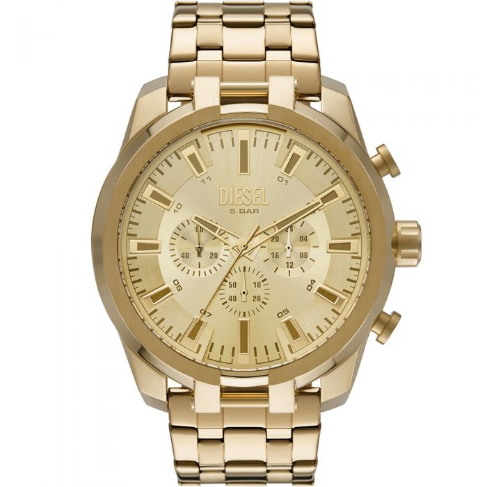 Diesel Arges Gold-Tone Stainless Steel Men's Chronograph Watch DZ4590