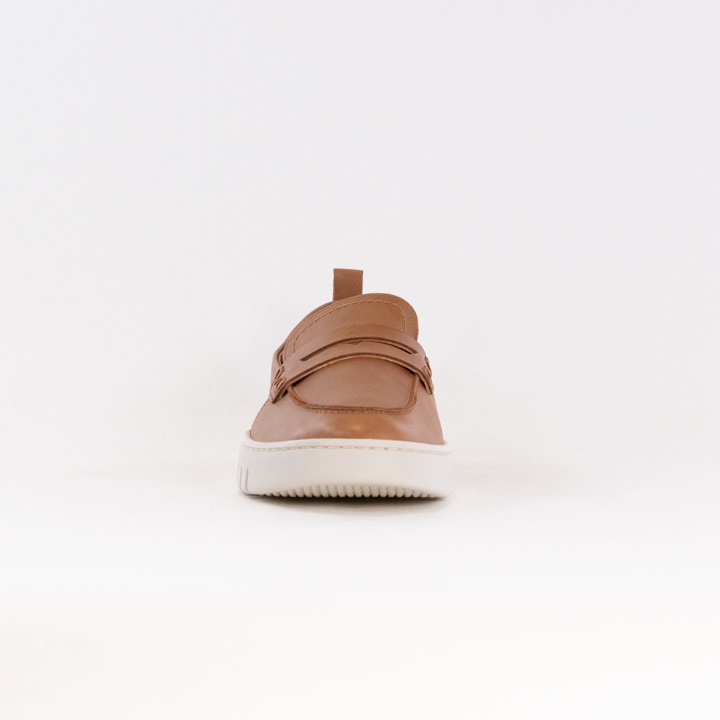 Women's Vionic Uptown Loafers Crafted from Camel-Colored Leather