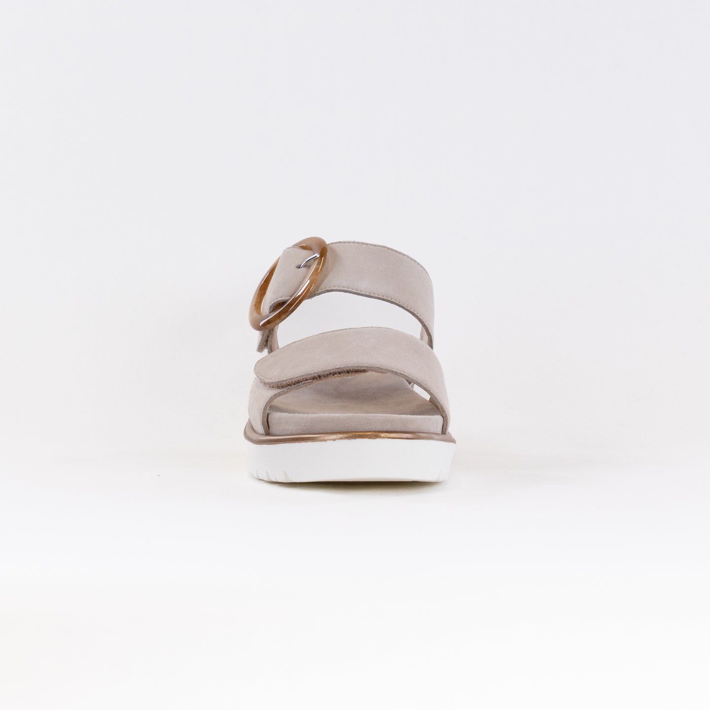 Women's Ara Bridgeport Sandal in Sand Kid Suede with Comfort Features