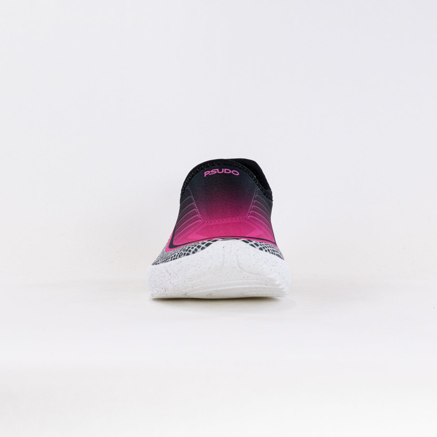 Women's Pseudo Slip-on Racer Sport Sneakers in Pink and Smoke Colors
