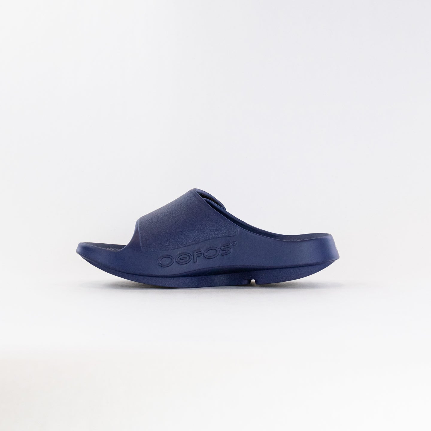 OOFOS Unisex OOahh Sport Flex Sandals in Navy Color