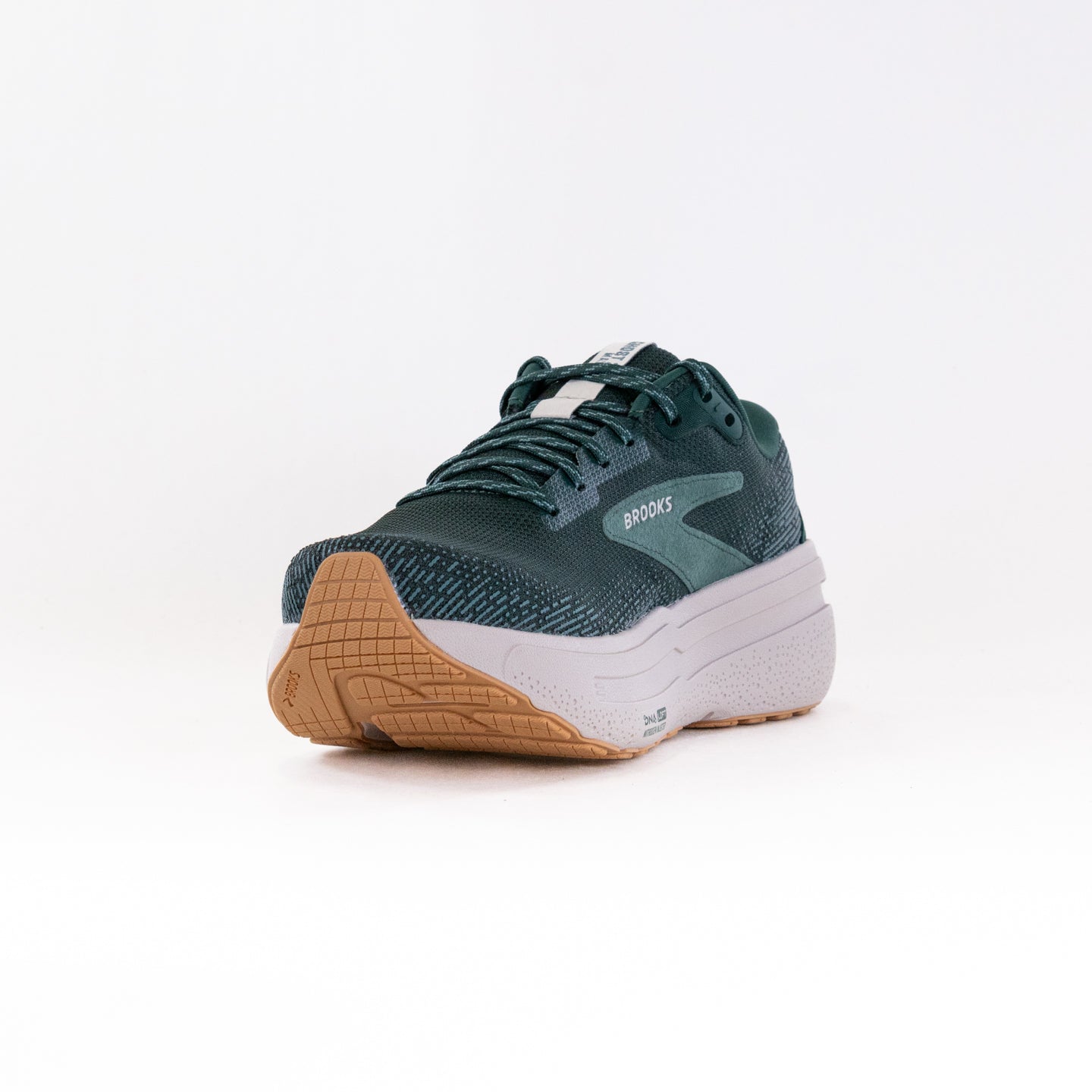 Men's Brooks Ghost Max 2 Road-Running Shoes in Pine Grove/North Atlantic/Grey