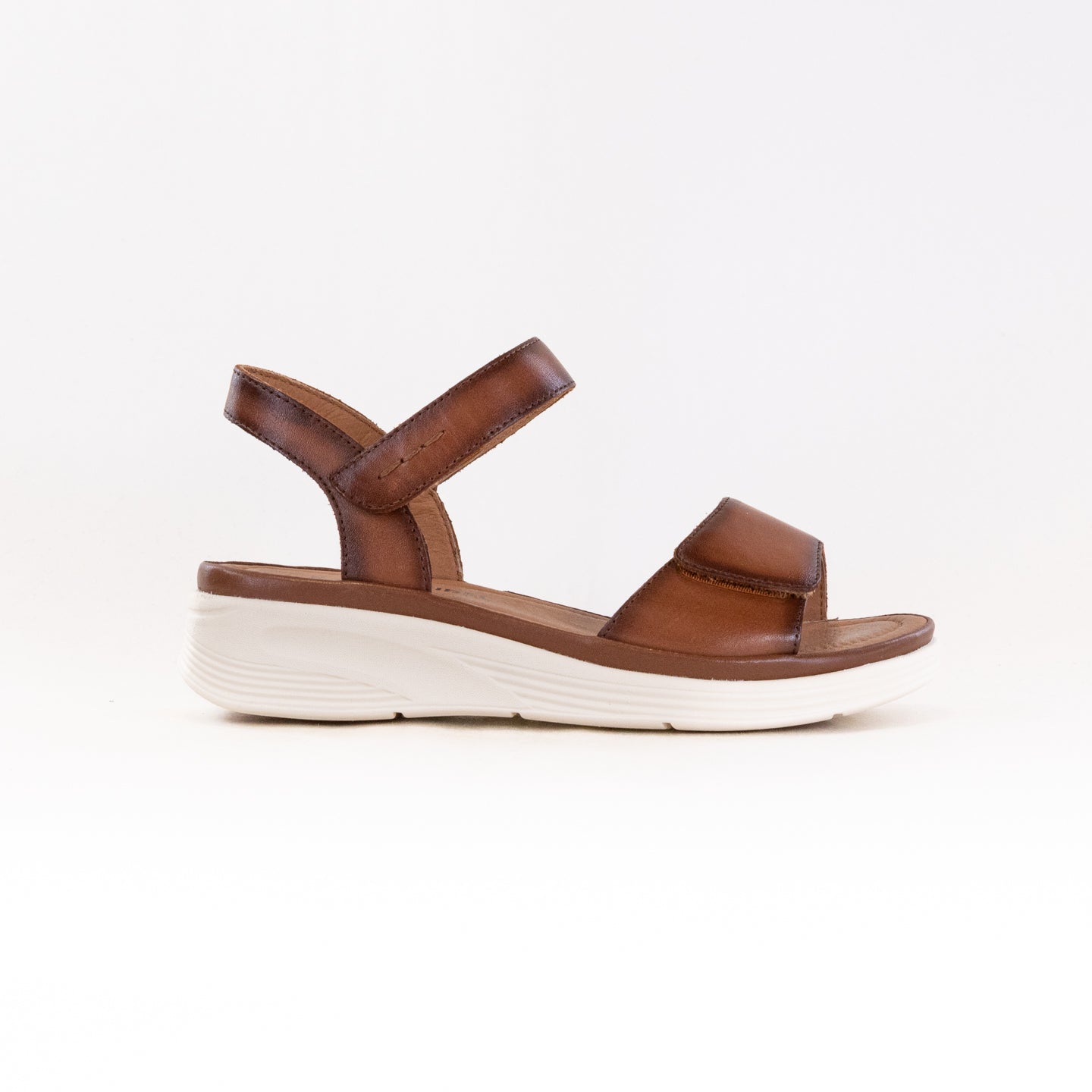 Josef Seibel Women's Sevran 01 Adjustable Comfort Sandals in Cognac Color