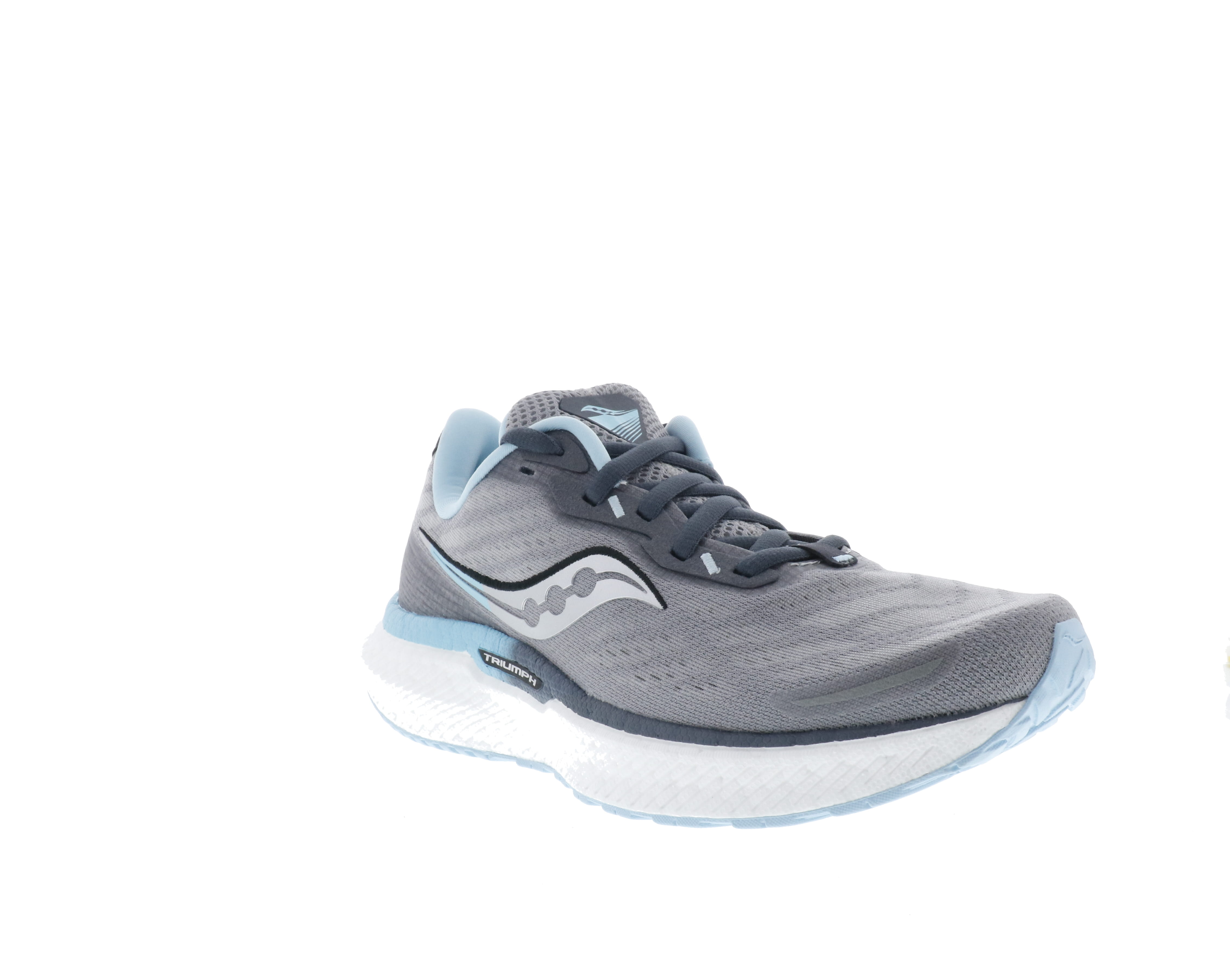 Saucony Women's Wide-Fit Triumph 19 Running Shoes - Alloy/Powder