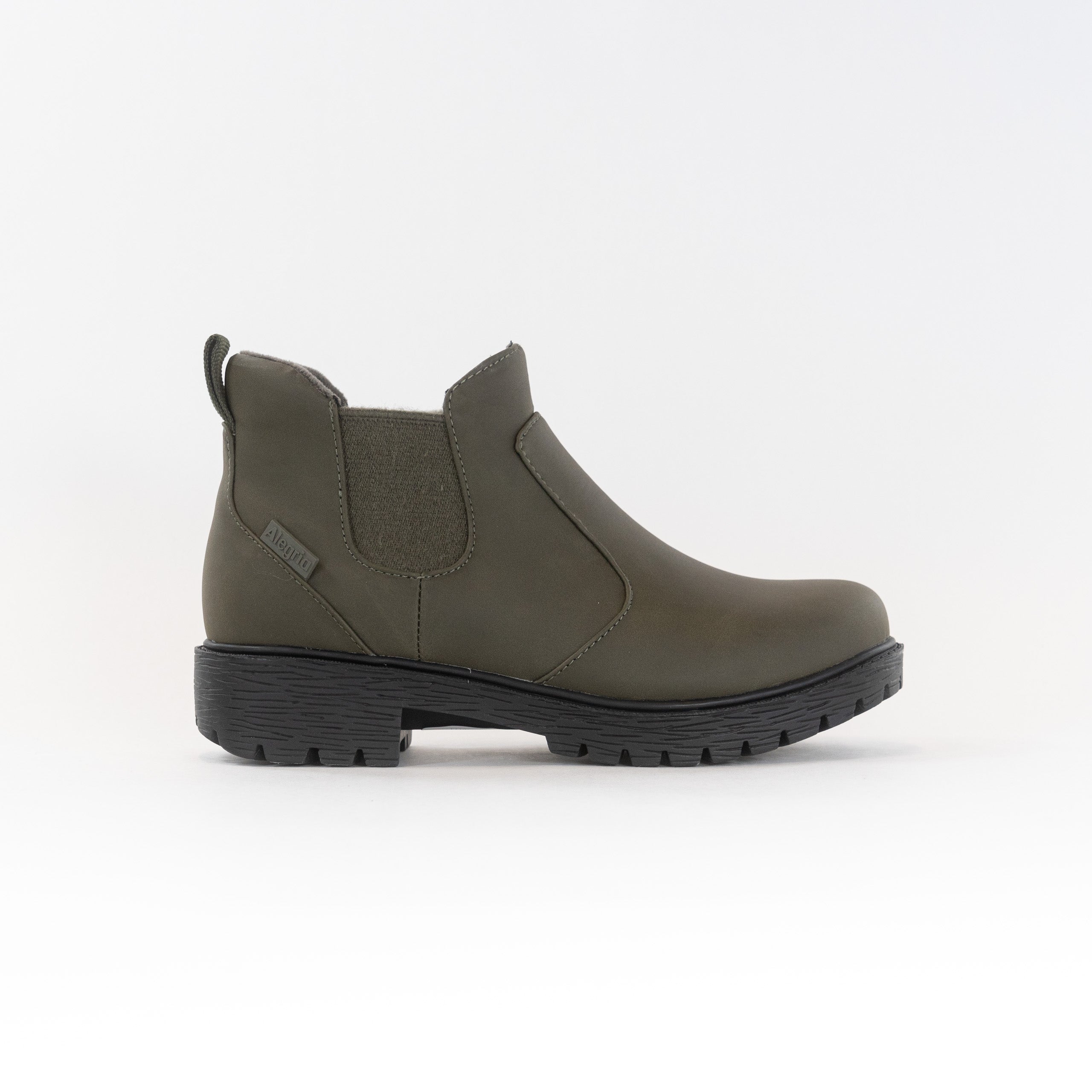 Alegria Women's Rowen Chelsea Boots in Relaxed Moss Color