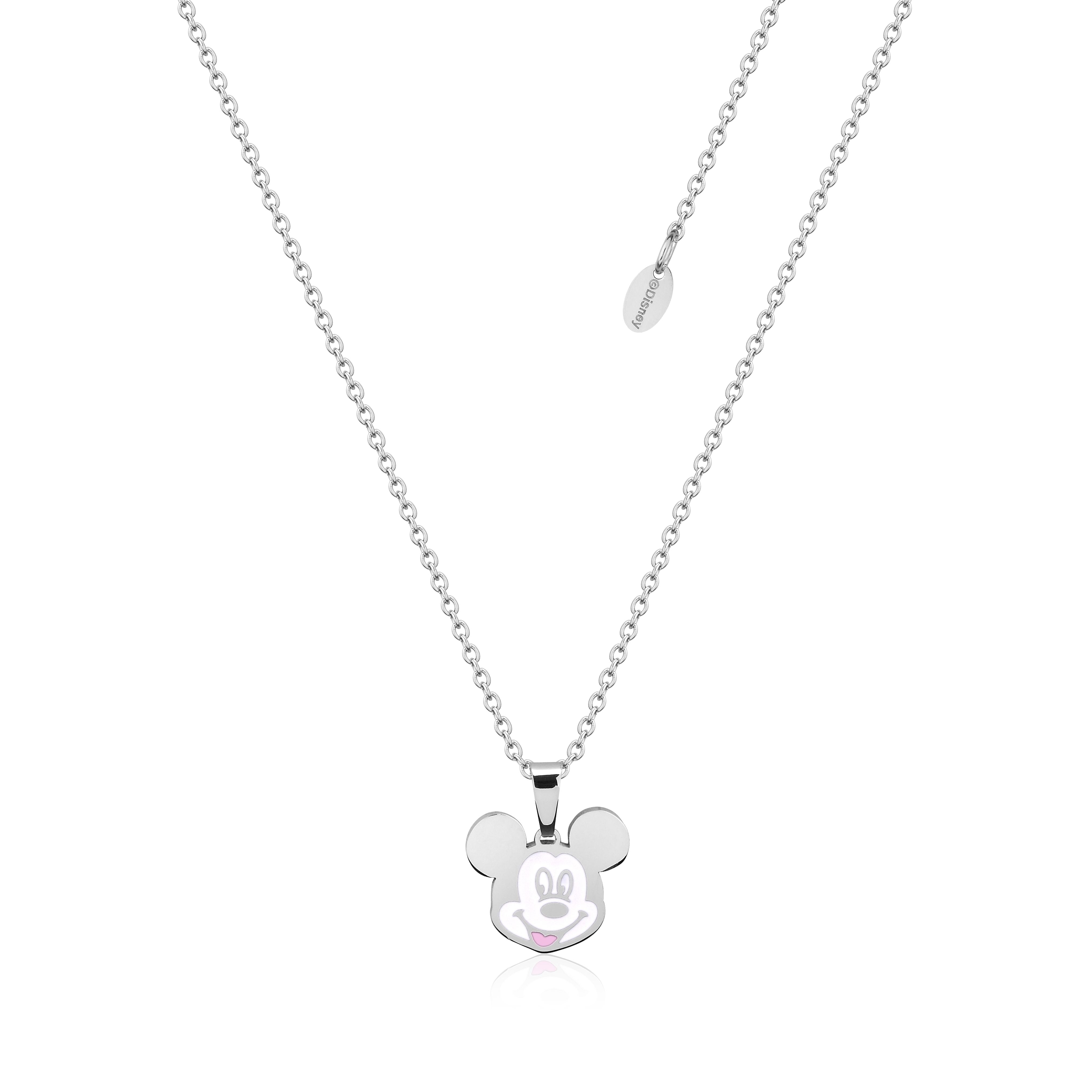 47cm Stainless Steel Animated Disney Mickey Mouse Pendant on Chain