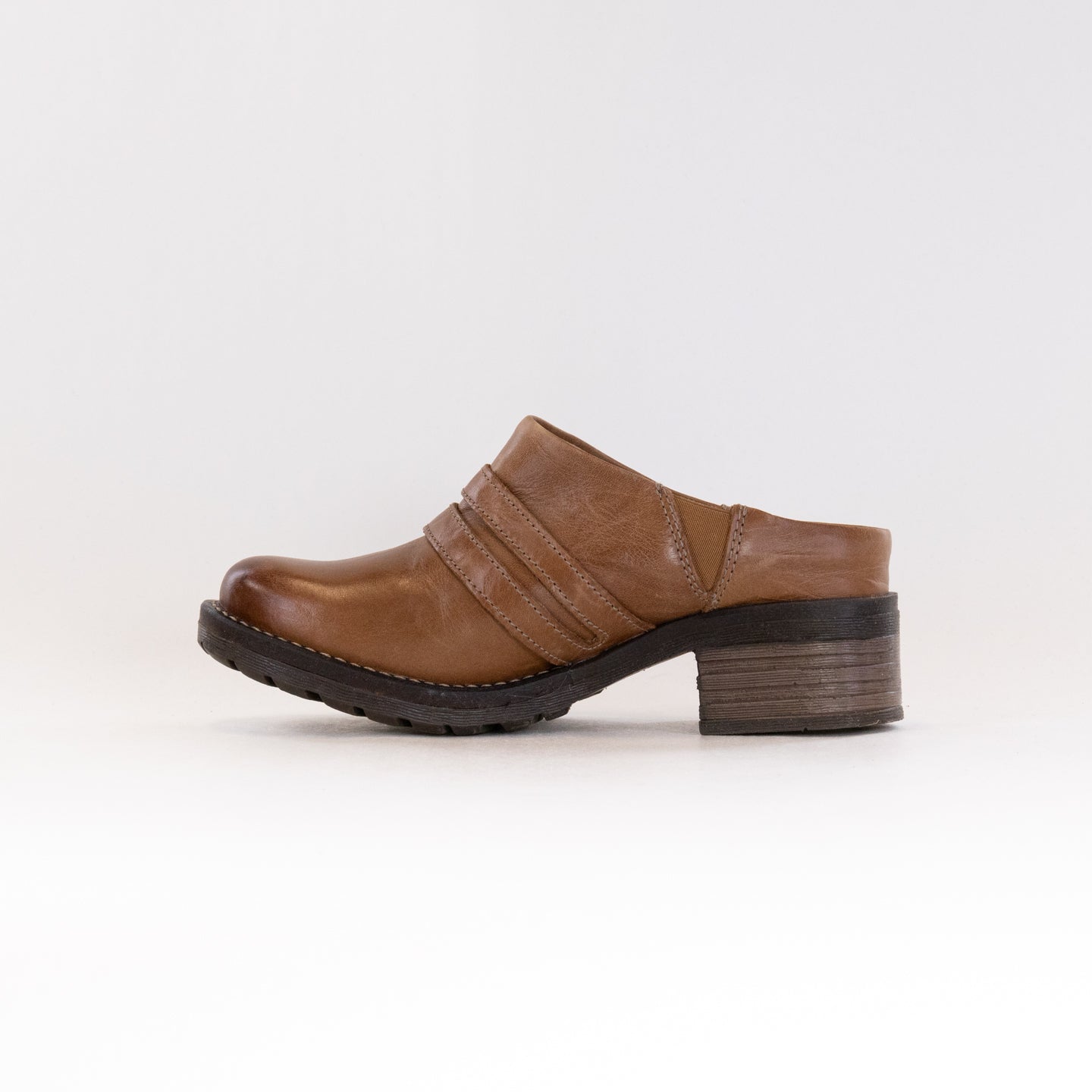 Women's Summer Saddle Leather Dromedaris Karina Low - Cut Clogs
