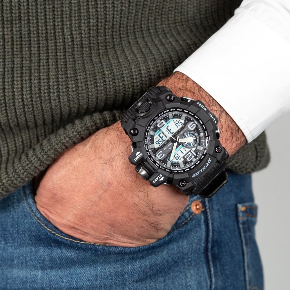 Dunlop Men's Digital and Analogue Multi-Functional DUN285G01 Watch
