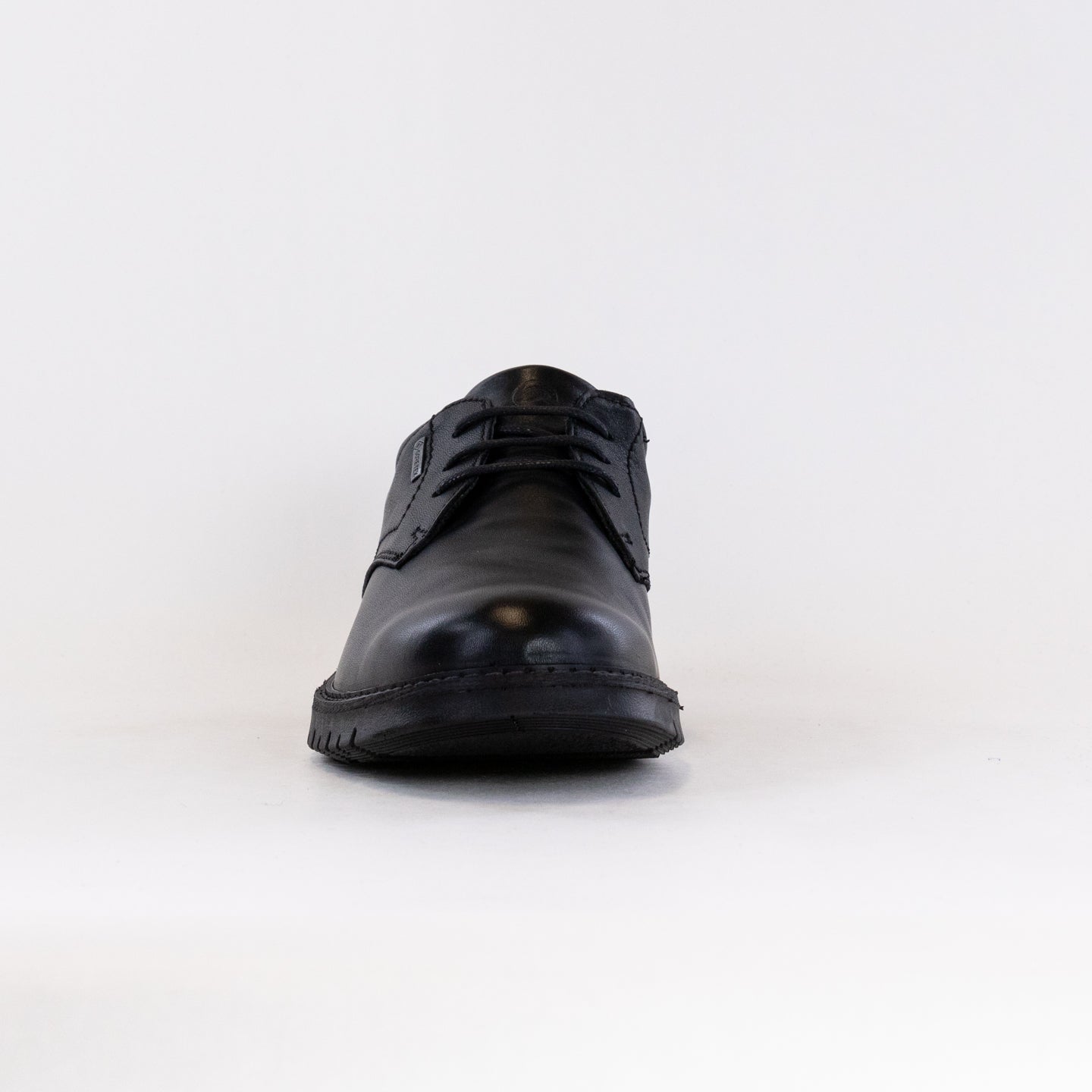Men's Ara Leandro Black Leather Lace - up Oxford Shoes with GORE - TEX Waterproof Technology