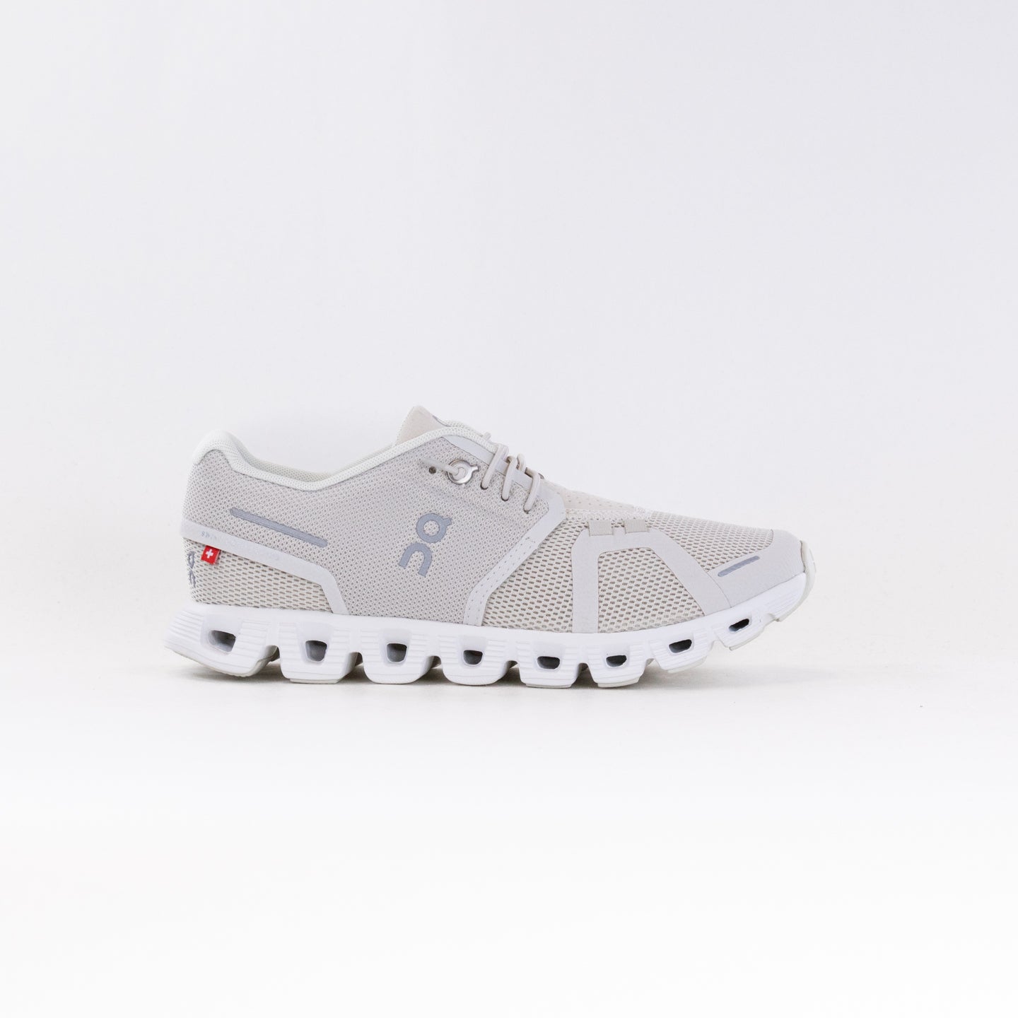 Women's On Cloud 5 - Pearl White Running Shoes with 44% Recycled Content