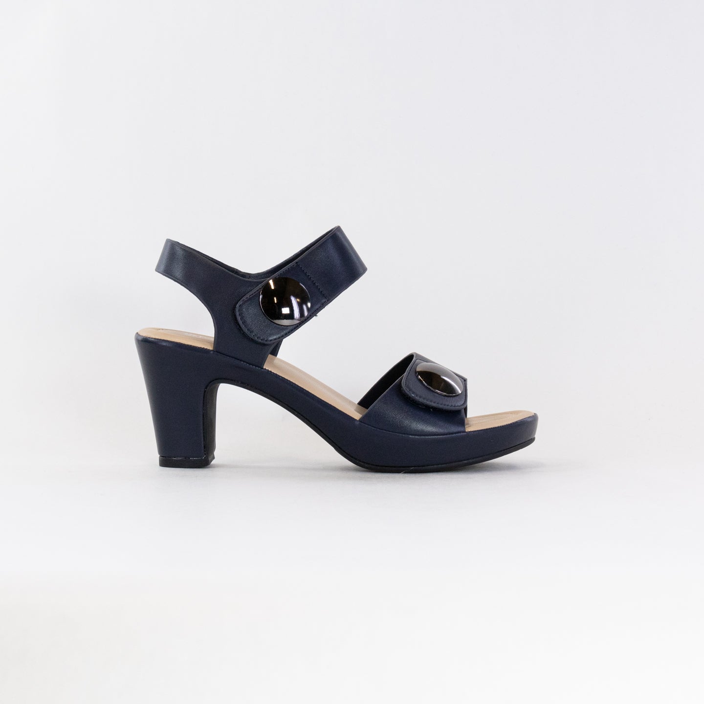 Navy Women's Spring Step Dade - Stylish Adjustable Sandals