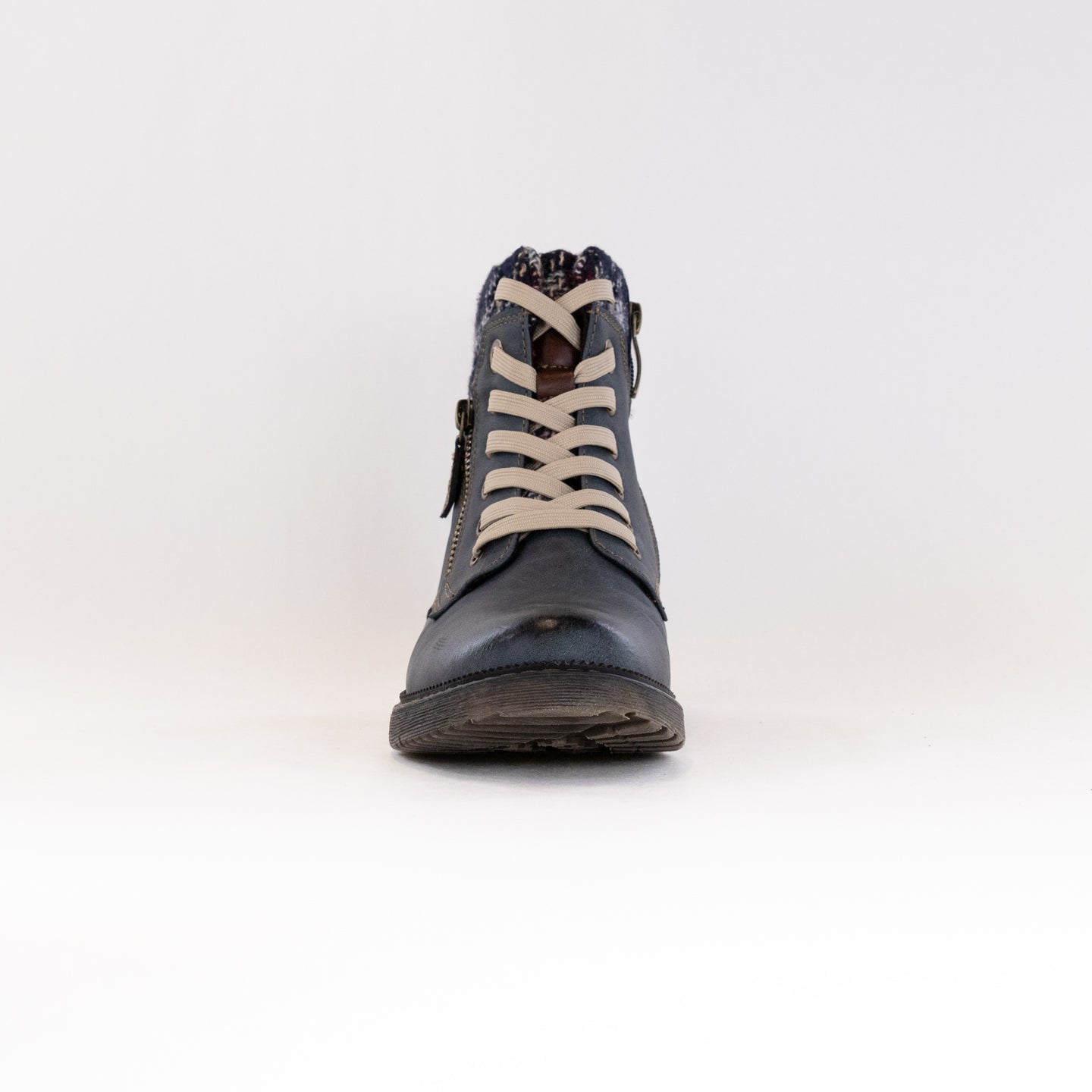 Women's Navy Spring Step Khazera Water-Resistant Booties