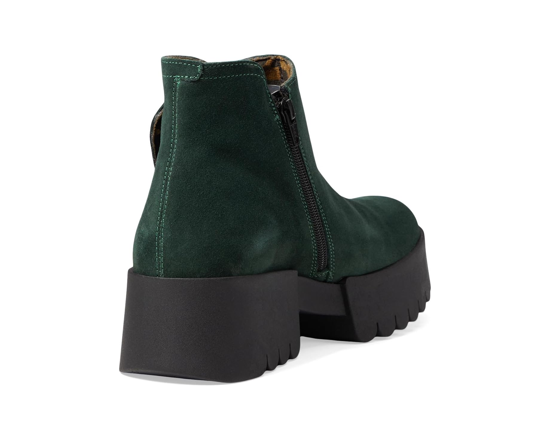 Fly London Endo006Fly Women's Fashionable Booties in Green Forest Color