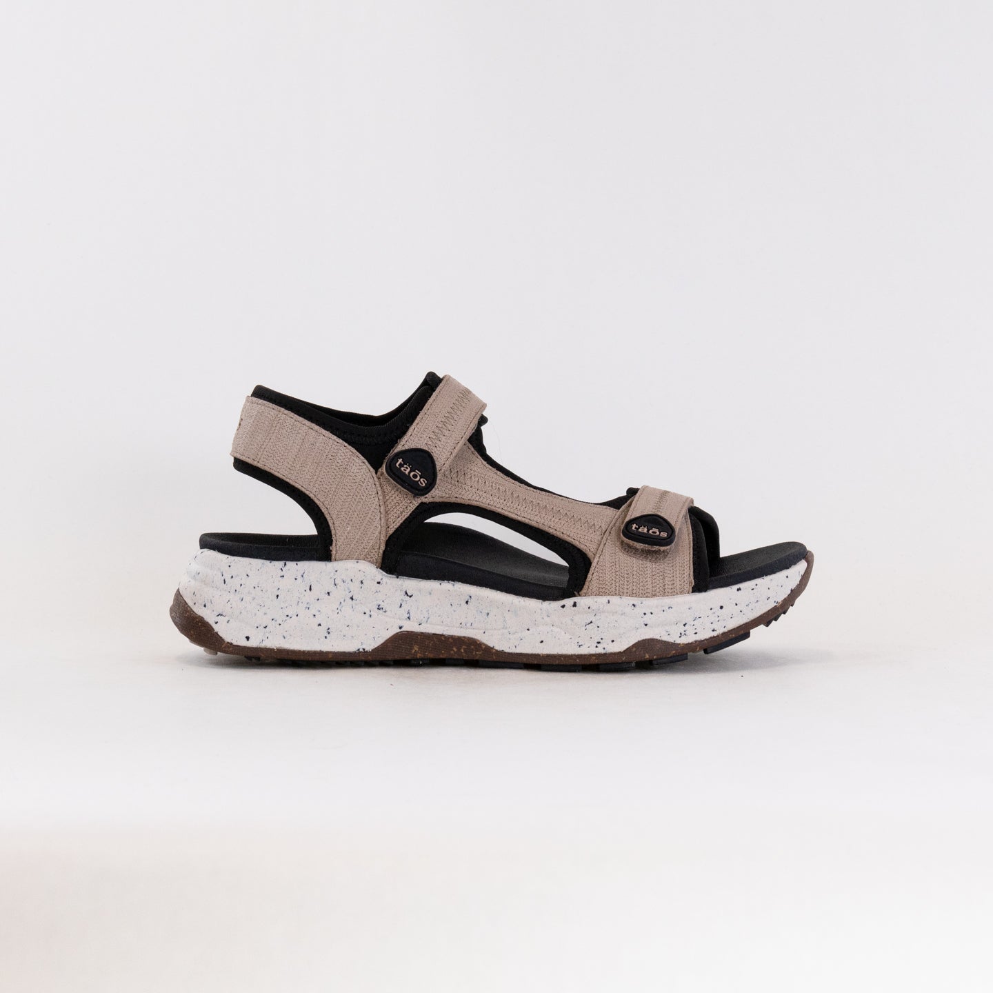 Taos Women's Super Side Natural Embossed Sandals - Ideal for Outdoor Fun