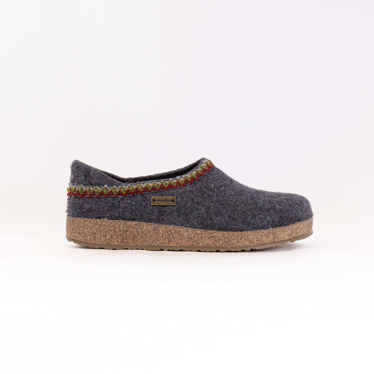 Unisex Haflinger GZH Zig Zag Clogs in Stylish Grey