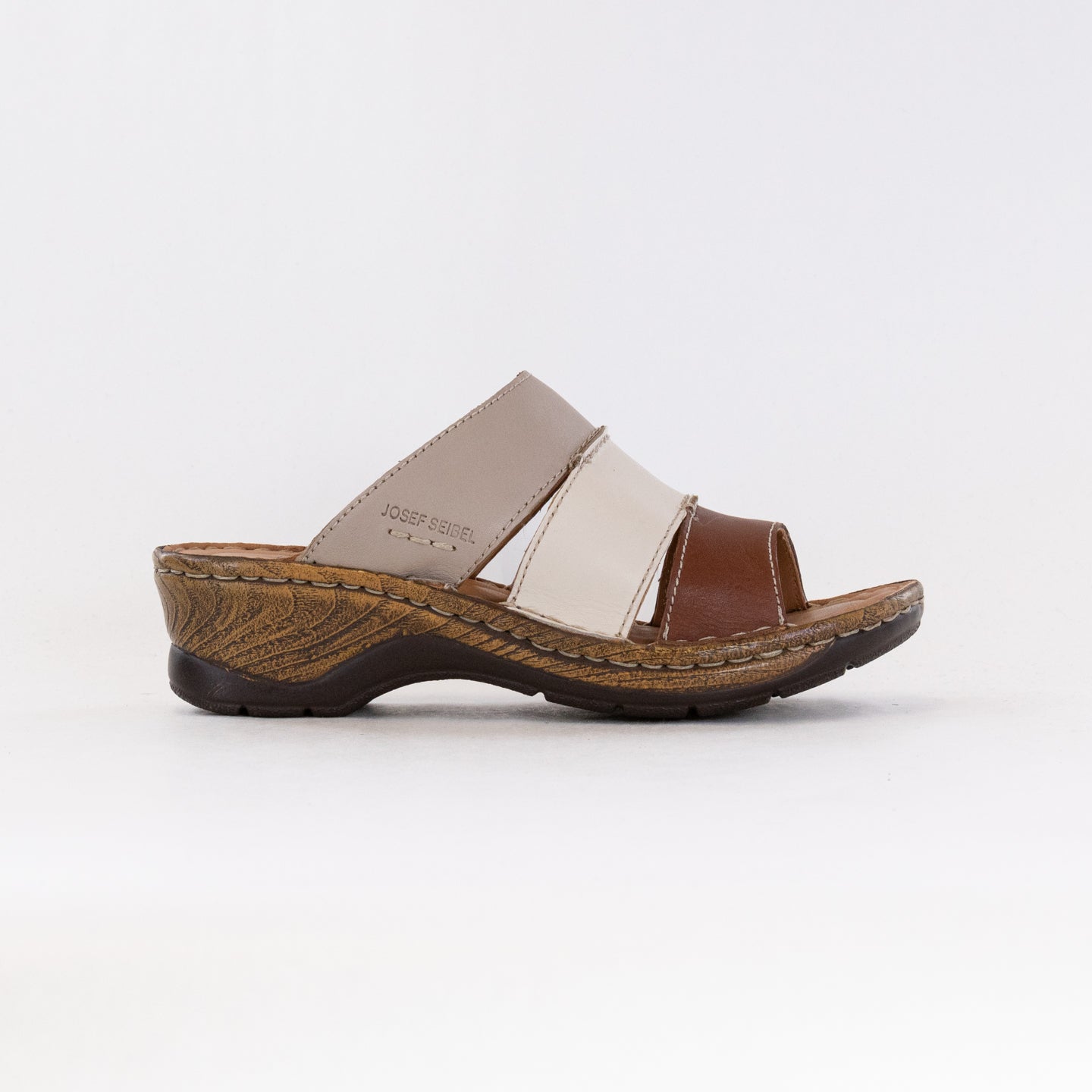Josef Seibel Women's Catalonia 86 Wedge Sandal in Cognac