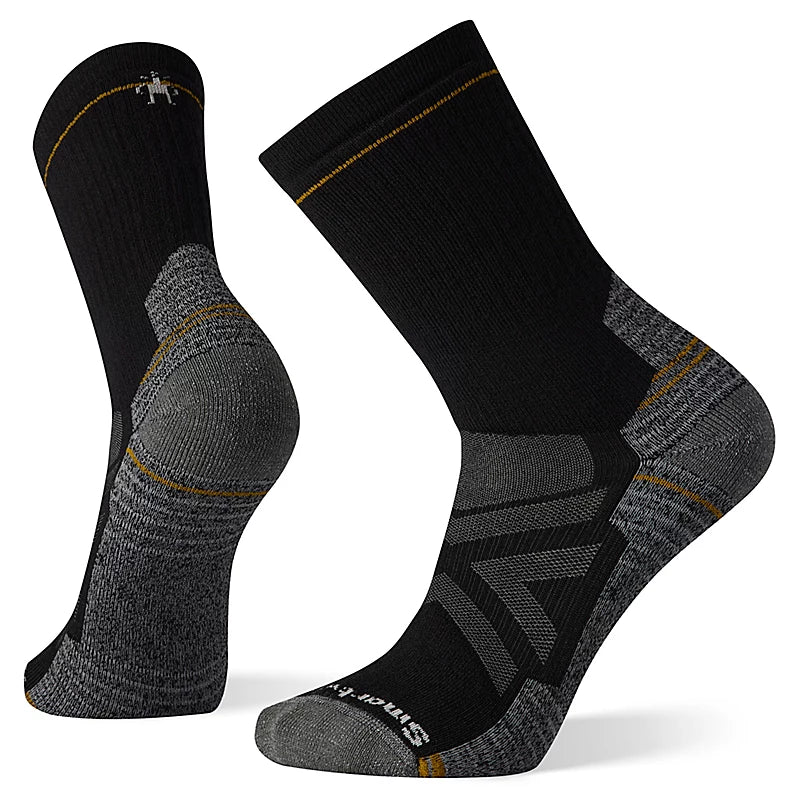 Unisex Smartwool Full Cushion Crew Socks for Hiking - Classic Black Color