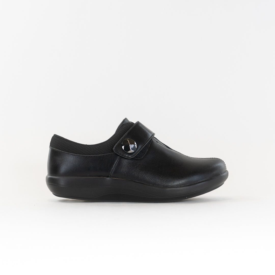 Women's Alegria Danni Slip-On Shoes in Jet Black Color