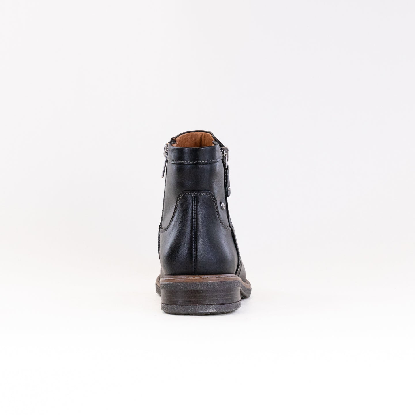 Pikolinos Women's Wide Aldaya Leather Boots - Black Calfskin