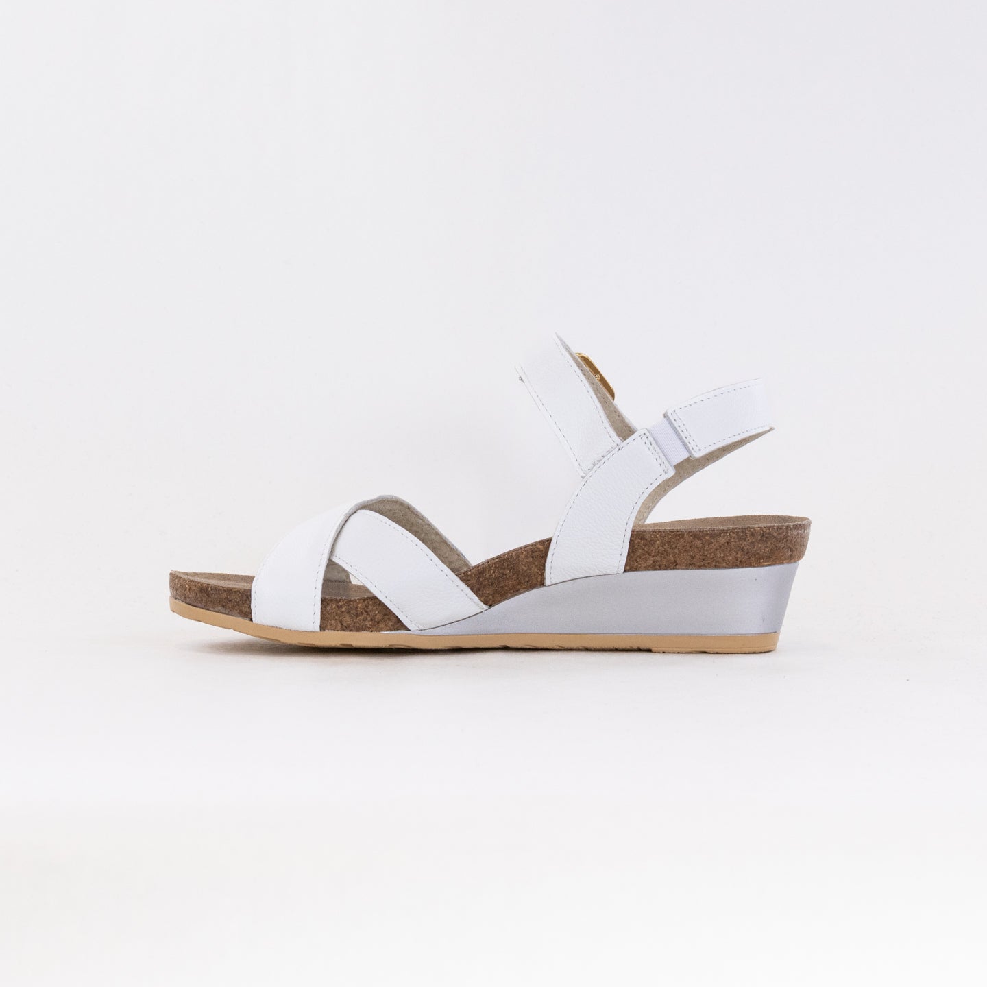 Naot Women's Elegant White Throne Wedge Sandals