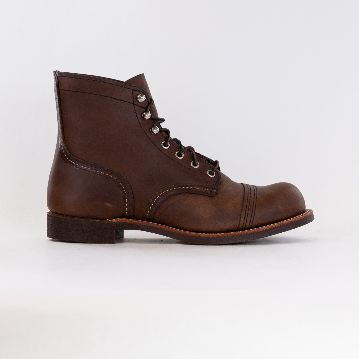 Red Wing Heritage Men's Iron Ranger Work Boots in Amber Harness Color