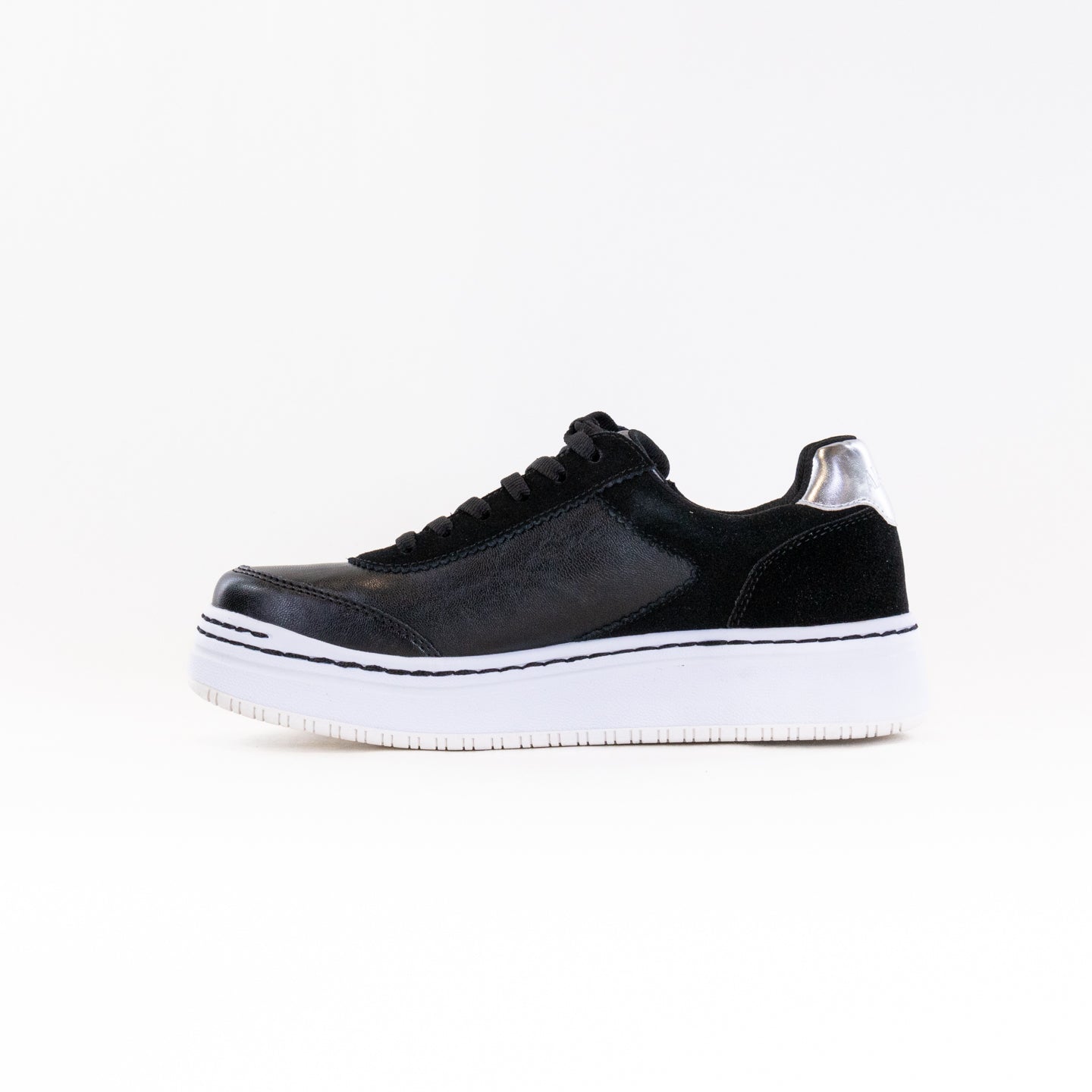 Women's Alegria Averie Black Convertible Sneakers with Adjustable Fit
