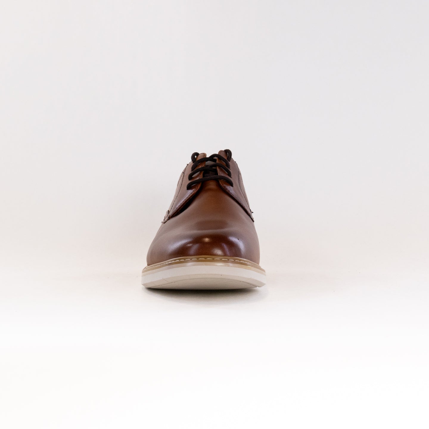Men's Florsheim Norwalk Plain Toe Oxford Shoes in Cognac Color