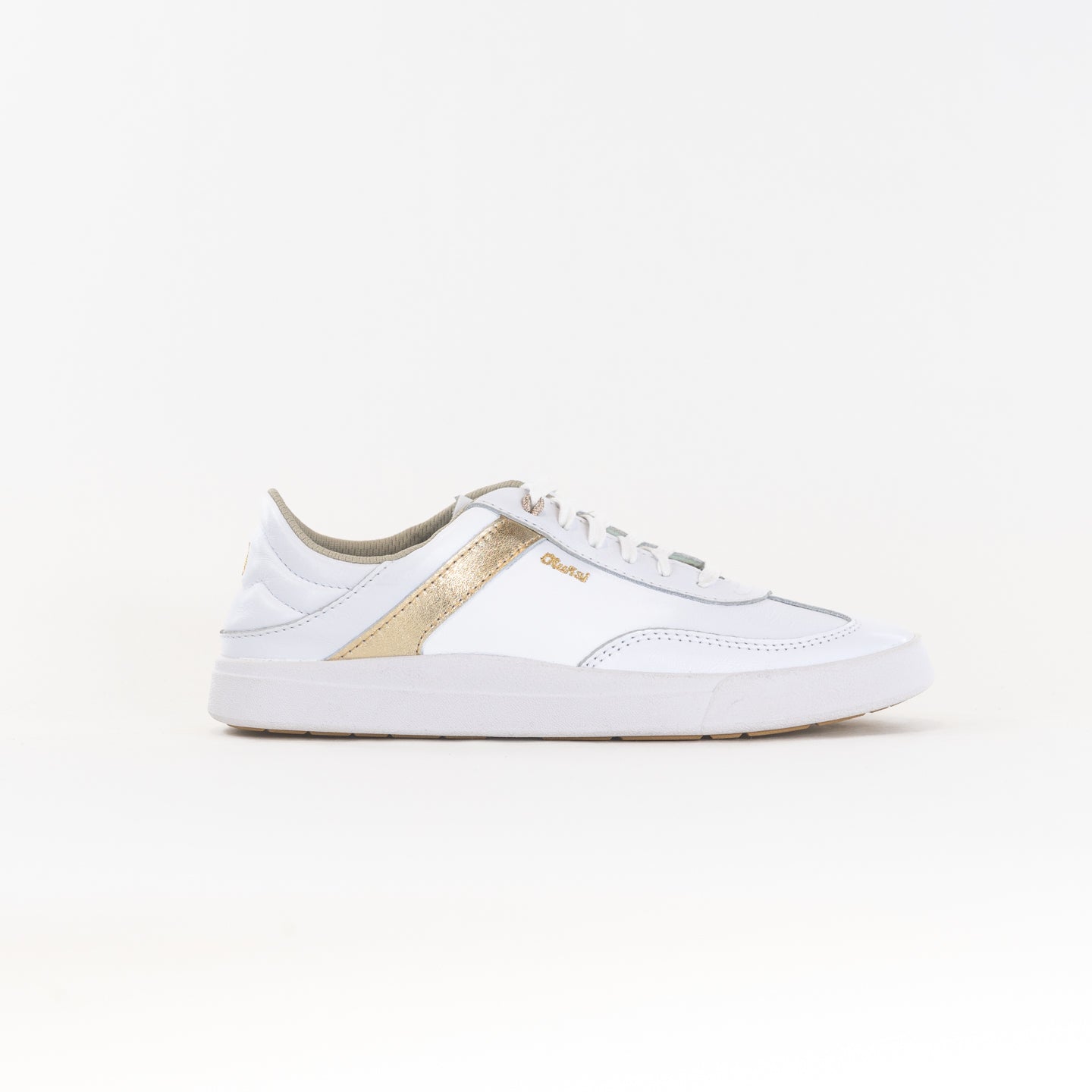 Olukai Women's Ha'upu Modern Sneakers in White/White