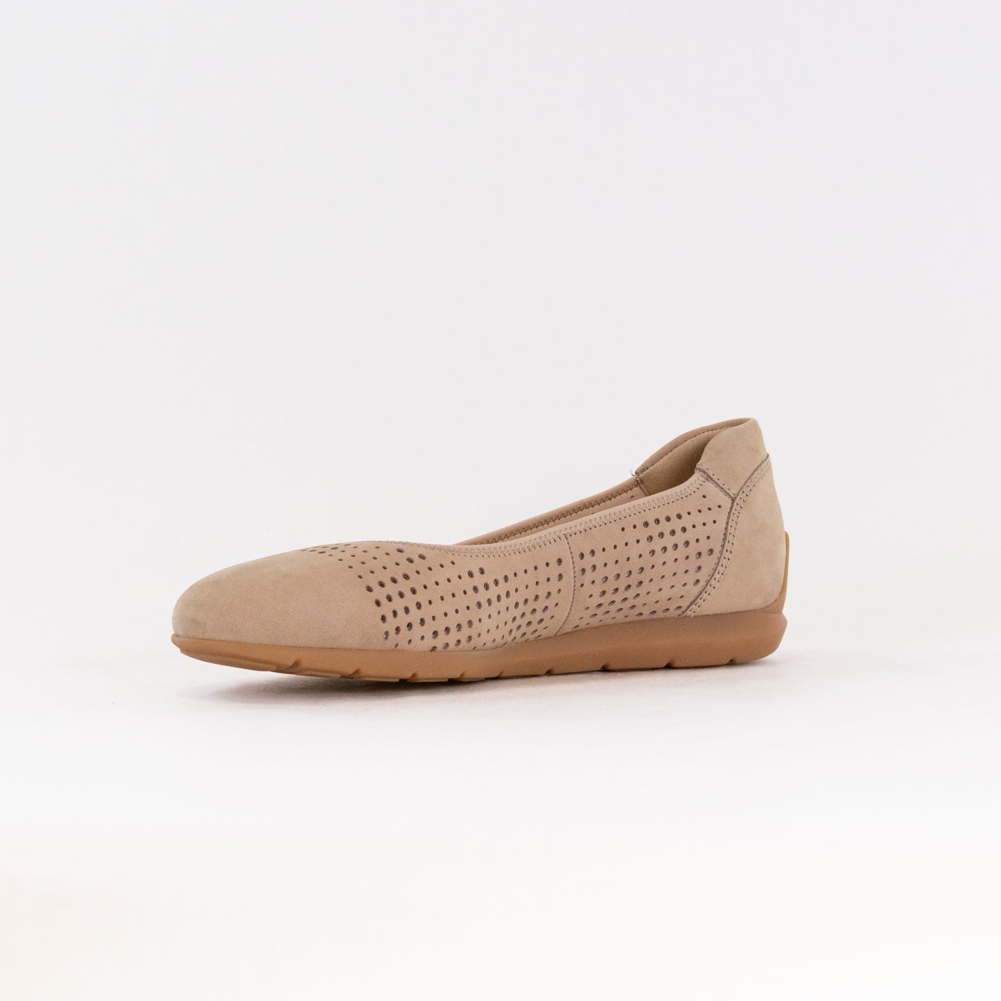 Women's Sand Nubuck Ara Sarah Performance Ballet Flats