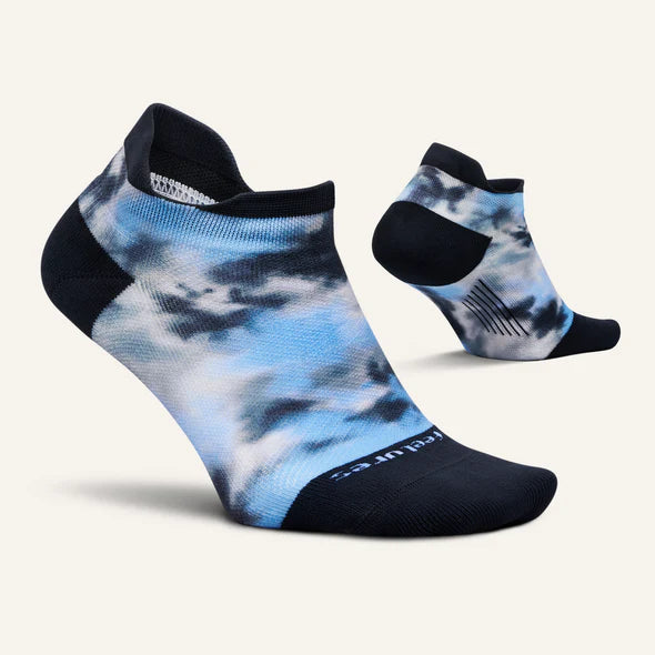 Feetures Elite Light Cushion Tab Ice Dye Tie - Dye Limited Edition Socks