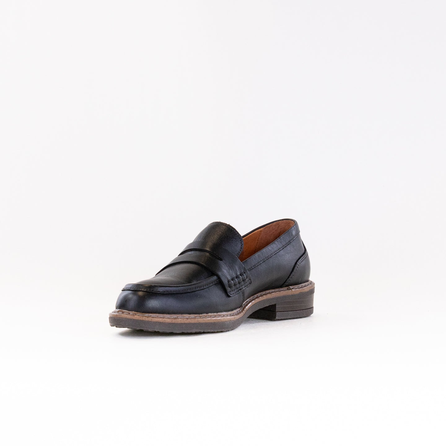 Pikolinos Women's Aldaya W8J - 3541 Black Calfskin Leather Loafers