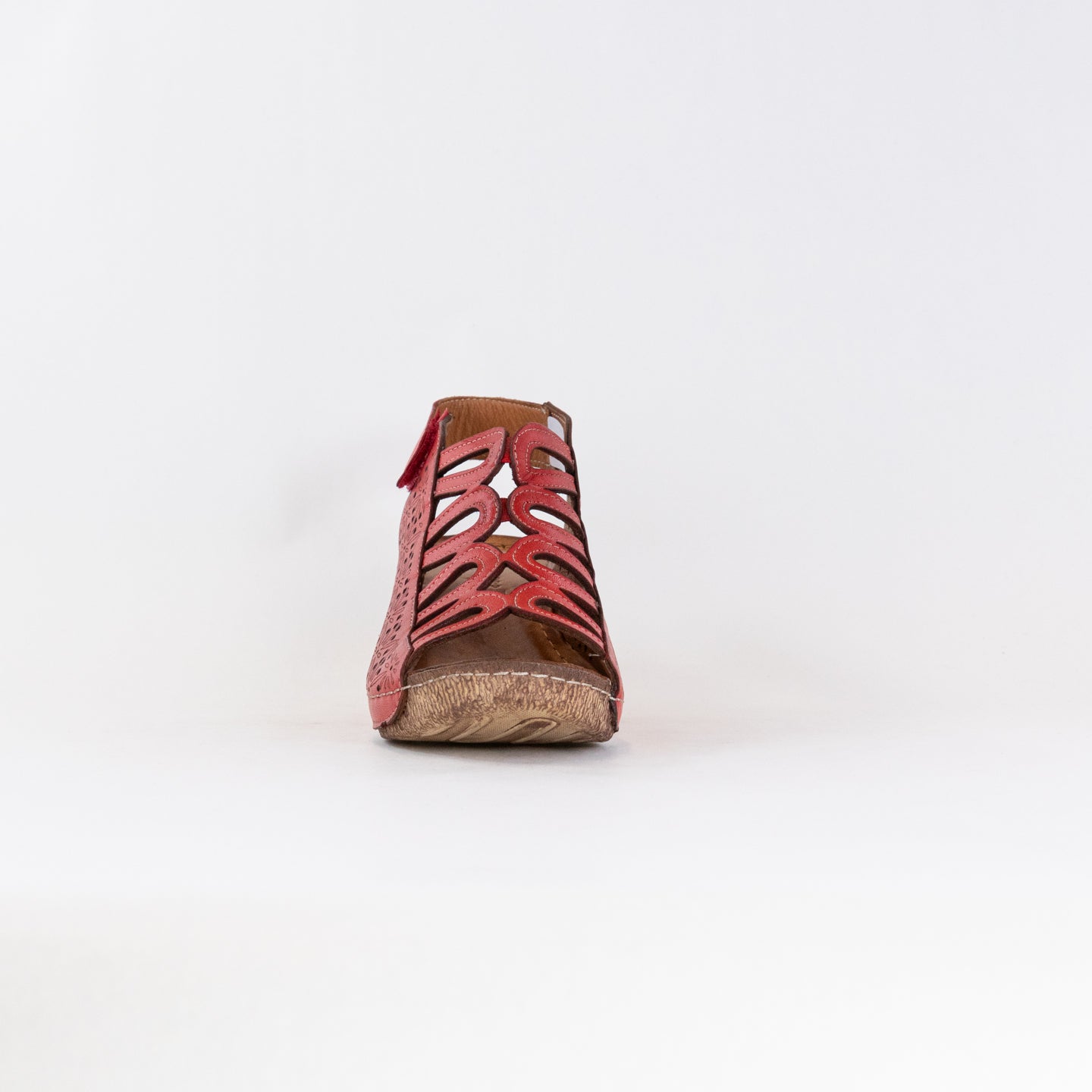 Spring Step Women's Red Inocencia Premium Leather Sandals