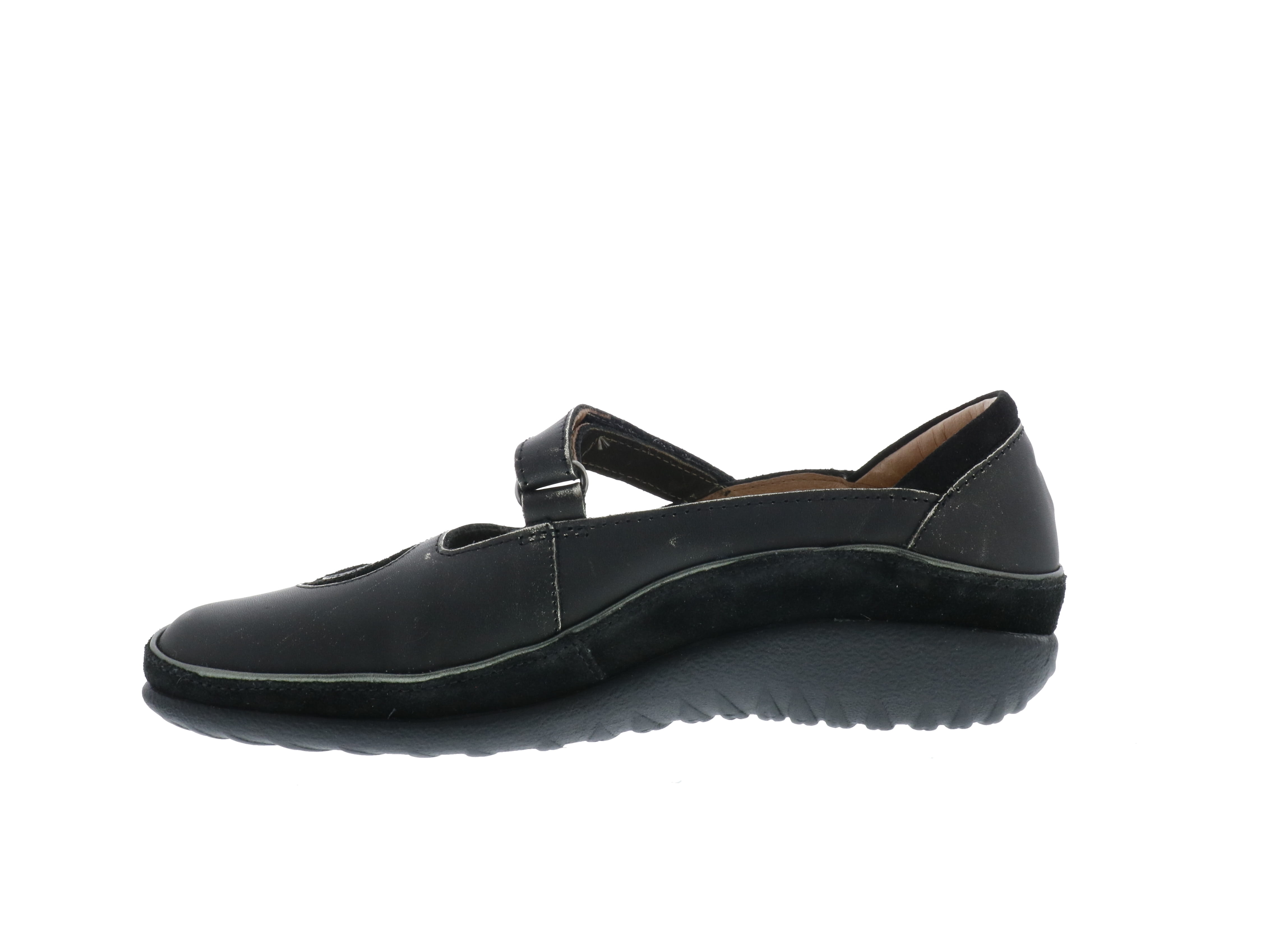 Women's NAOT Matai Metal Black Comfortable Maryjane Shoes