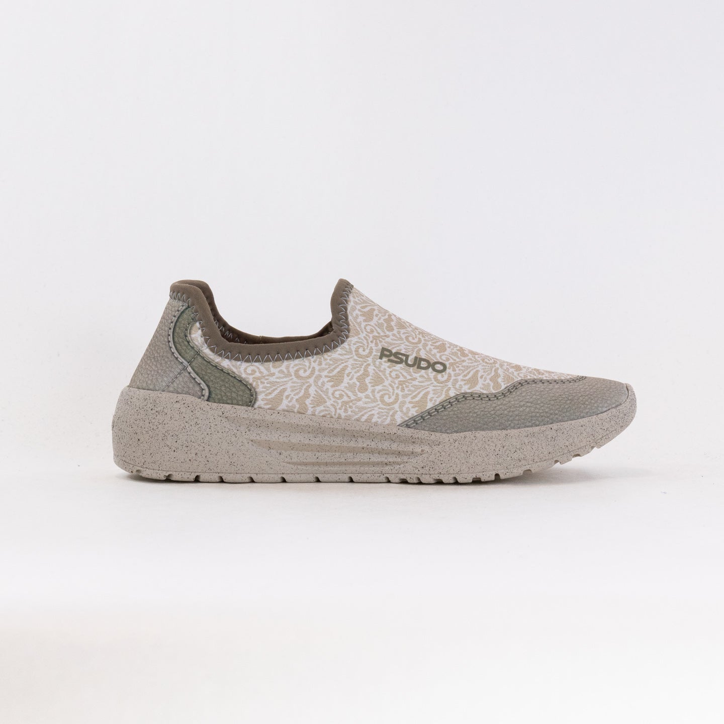 PSUDO Azure Women's Light Sand Colored Sports Lifestyle Sneakers
