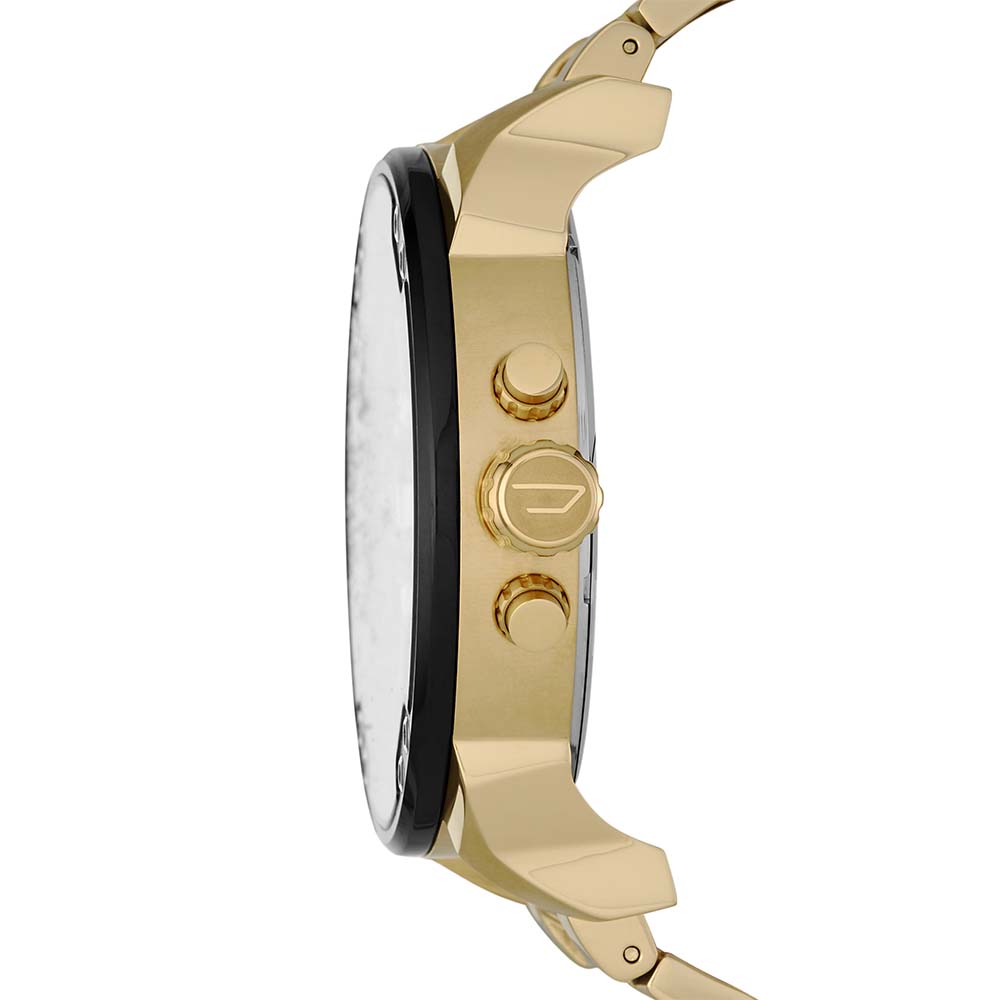 Diesel Men's 2.0 Mr Daddy Gold Stainless Steel Watch DZ7333