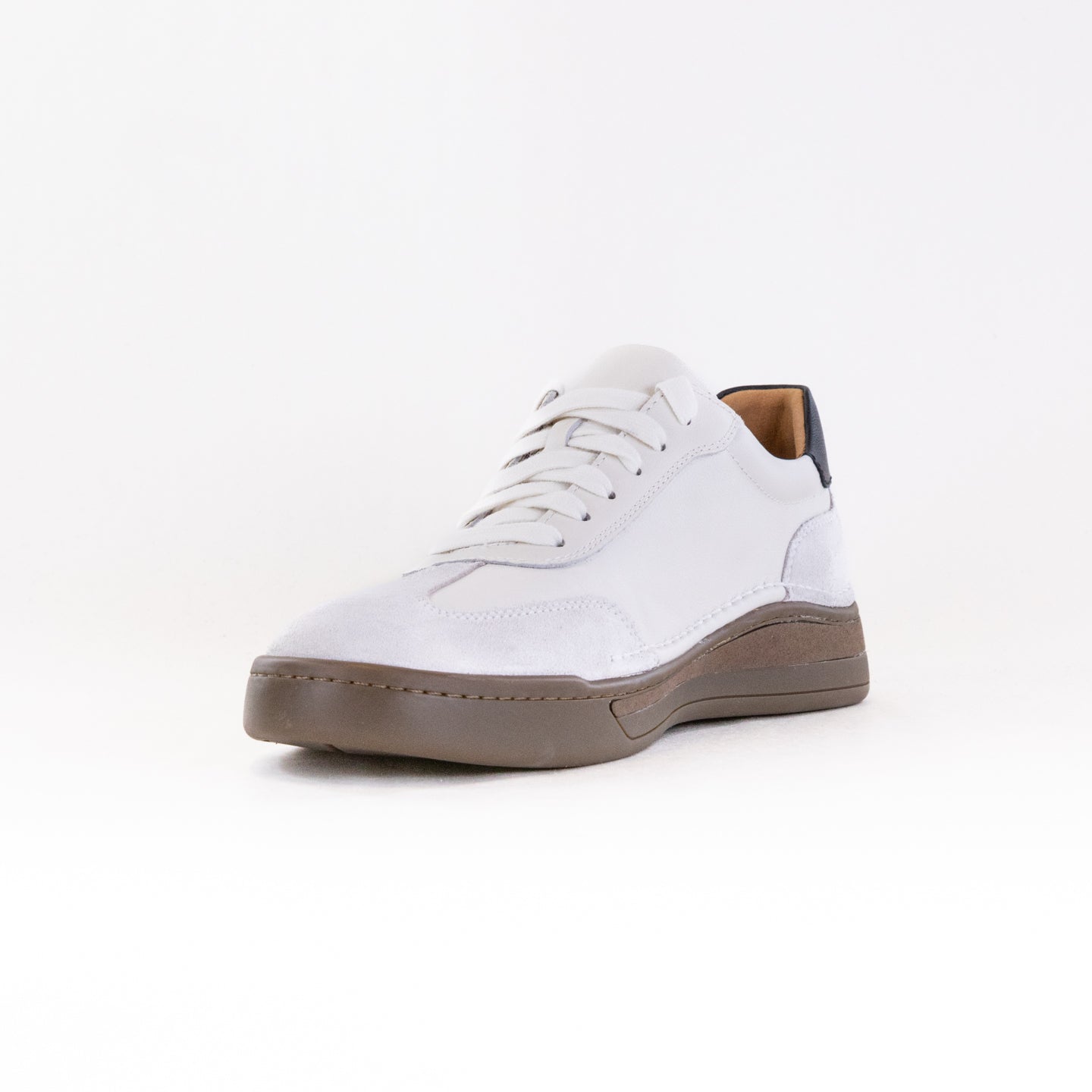 Josef Seibel Men's Premium White Leather Cleve 07 Sneakers