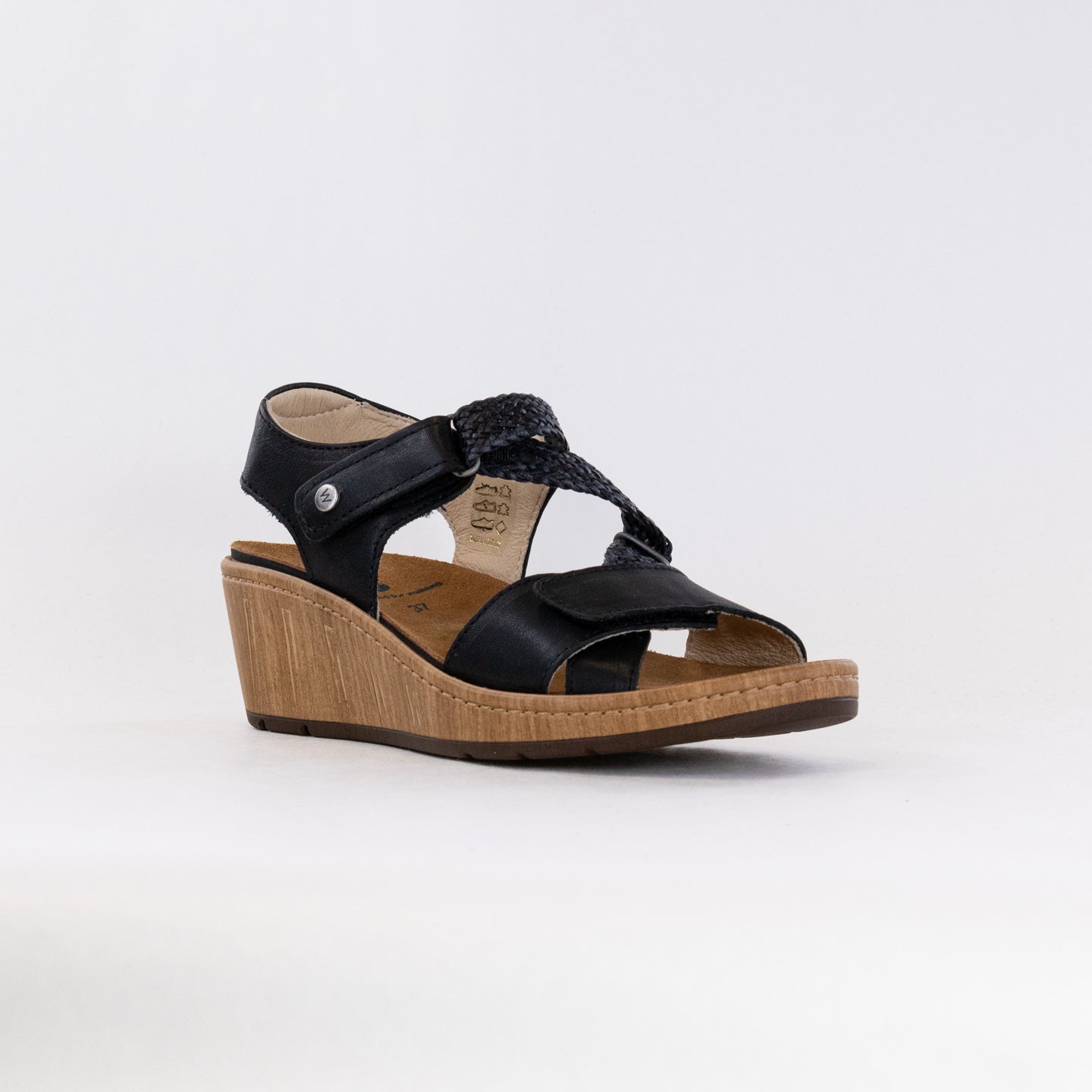 Wolky Women's Elegant Black La Jolla Summer Sandals
