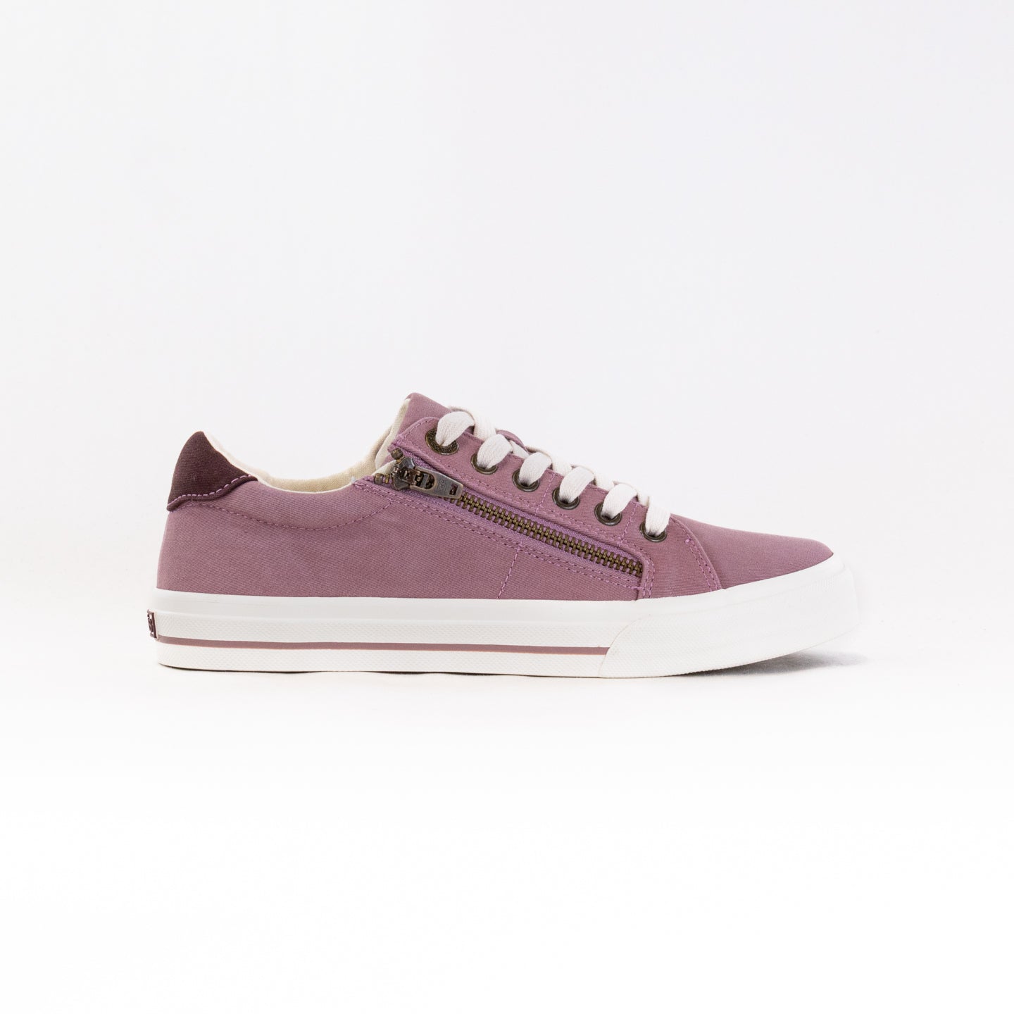 Women's Taos Z Soul Canvas Sneakers in Dusty Rose/Wine Color