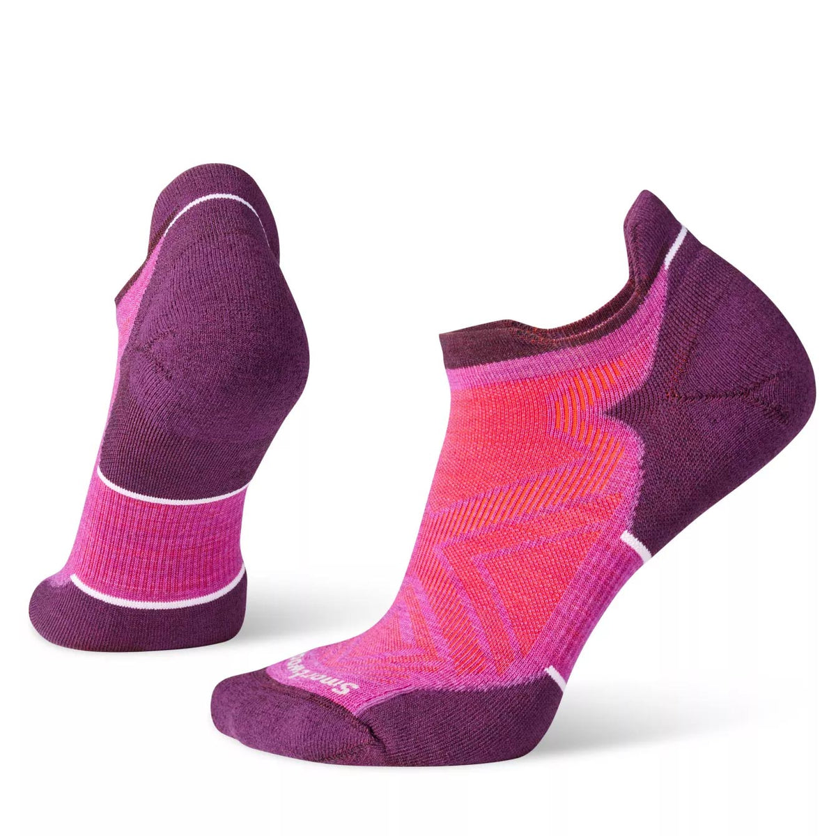Smartwool Women's Meadow Mauve Low Ankle Running Socks with Targeted Cushion