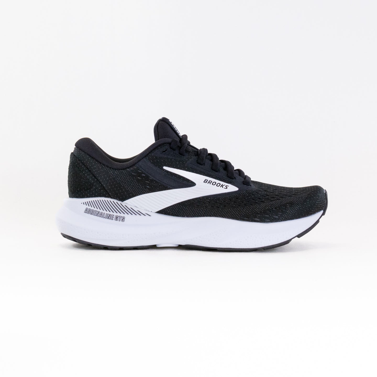 Women's Brooks Adrenaline GTS 24 Running Shoes in Black and White